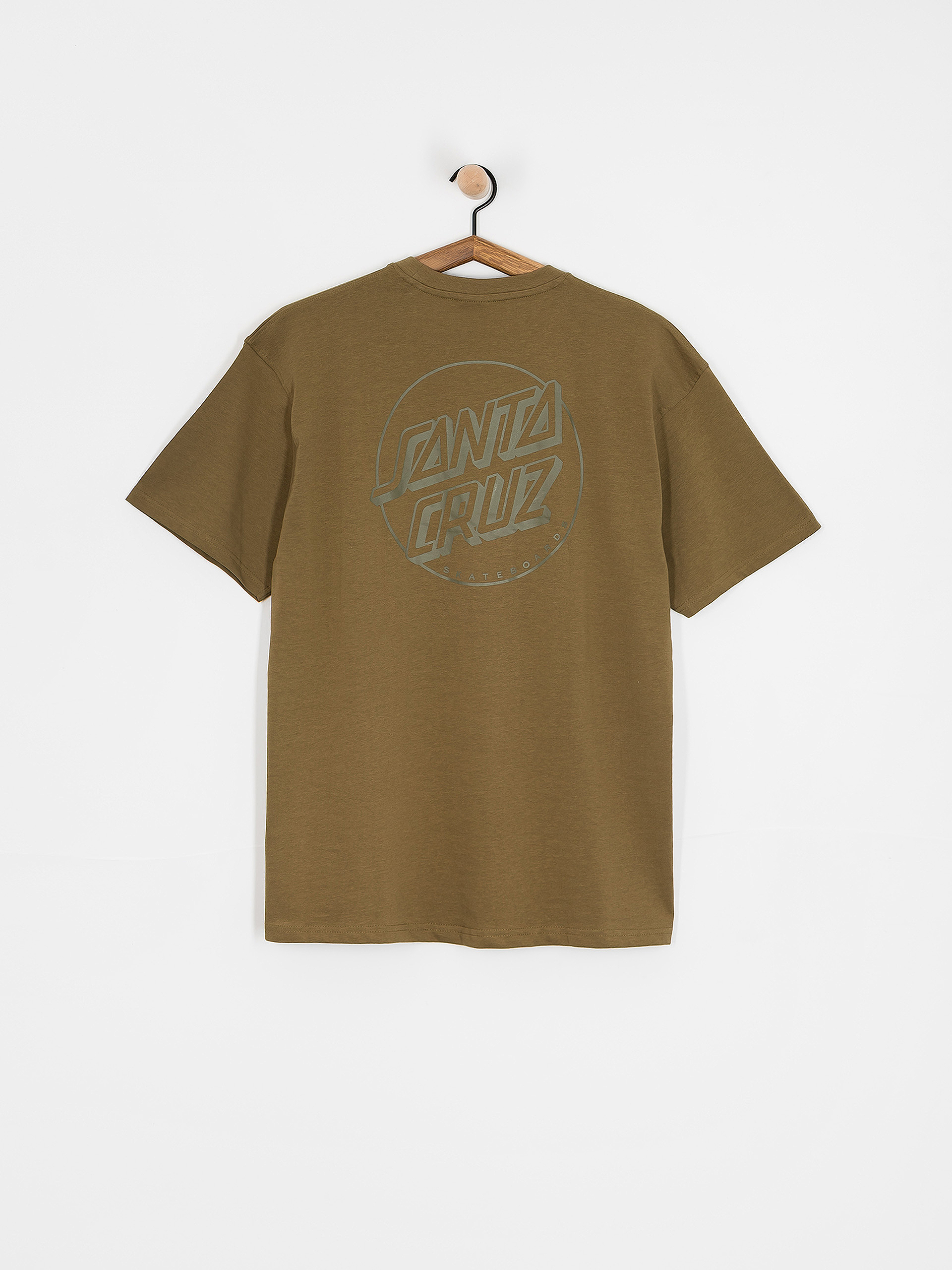 Santa Cruz T-Shirt Tonal Opus Dot Stripe (uniform green)