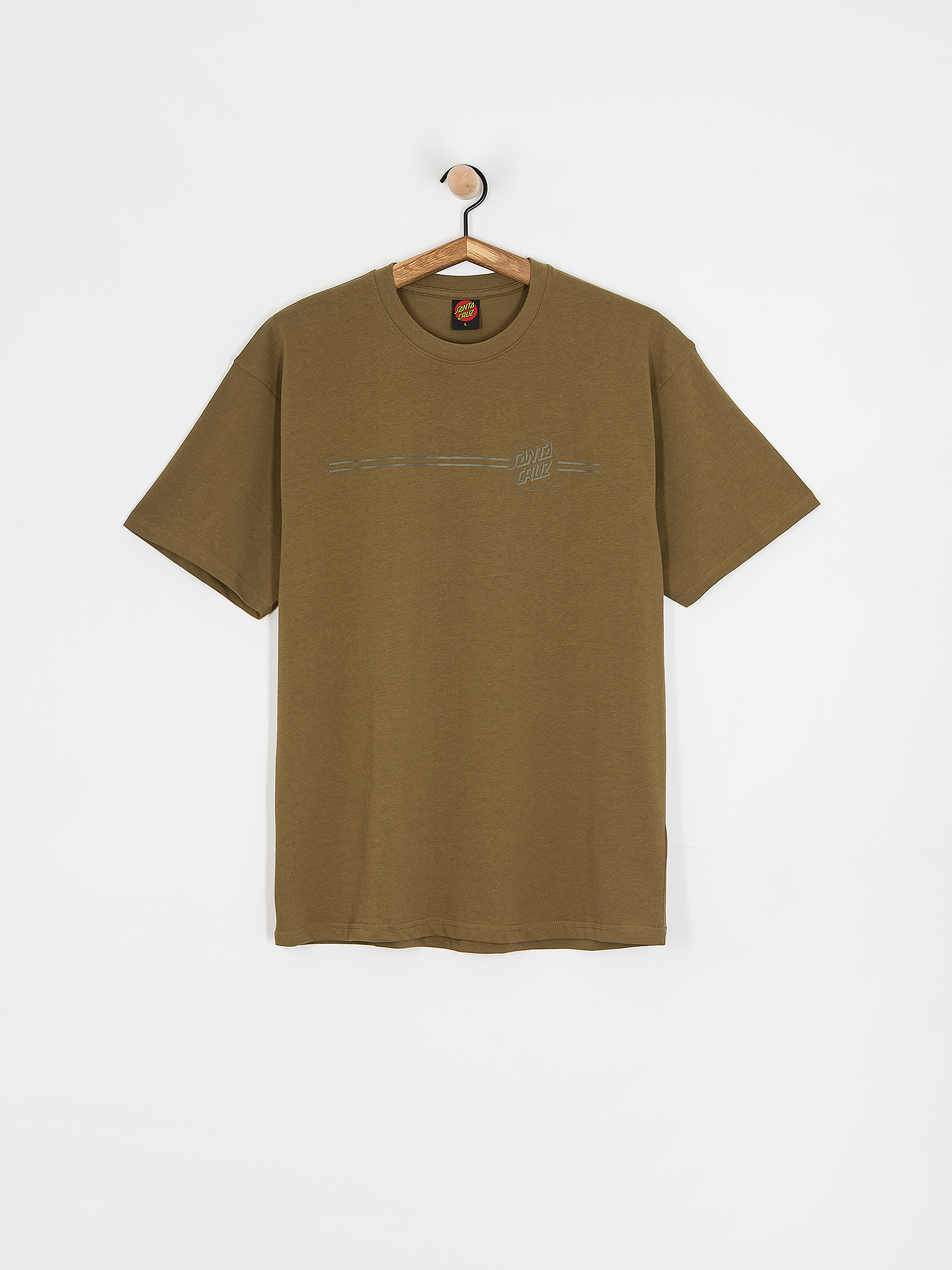 Santa Cruz T-Shirt Tonal Opus Dot Stripe (uniform green)