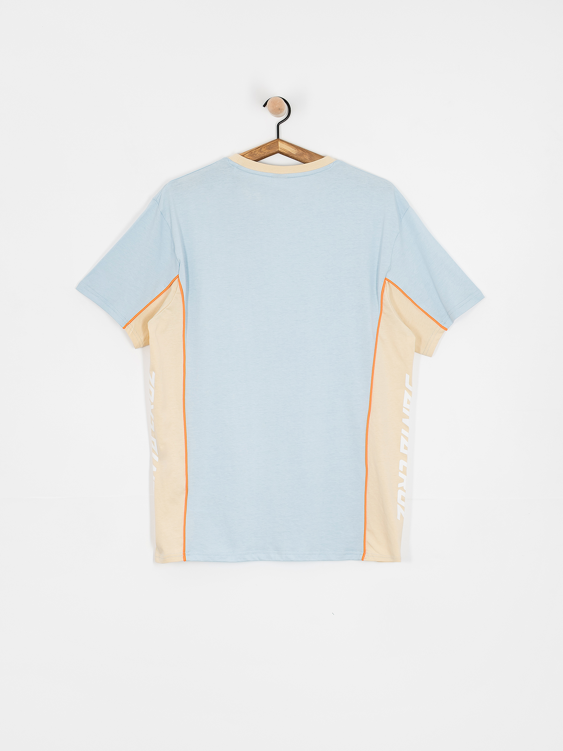 Santa Cruz T-Shirt Strip Racer (fresh blue/blond wood)