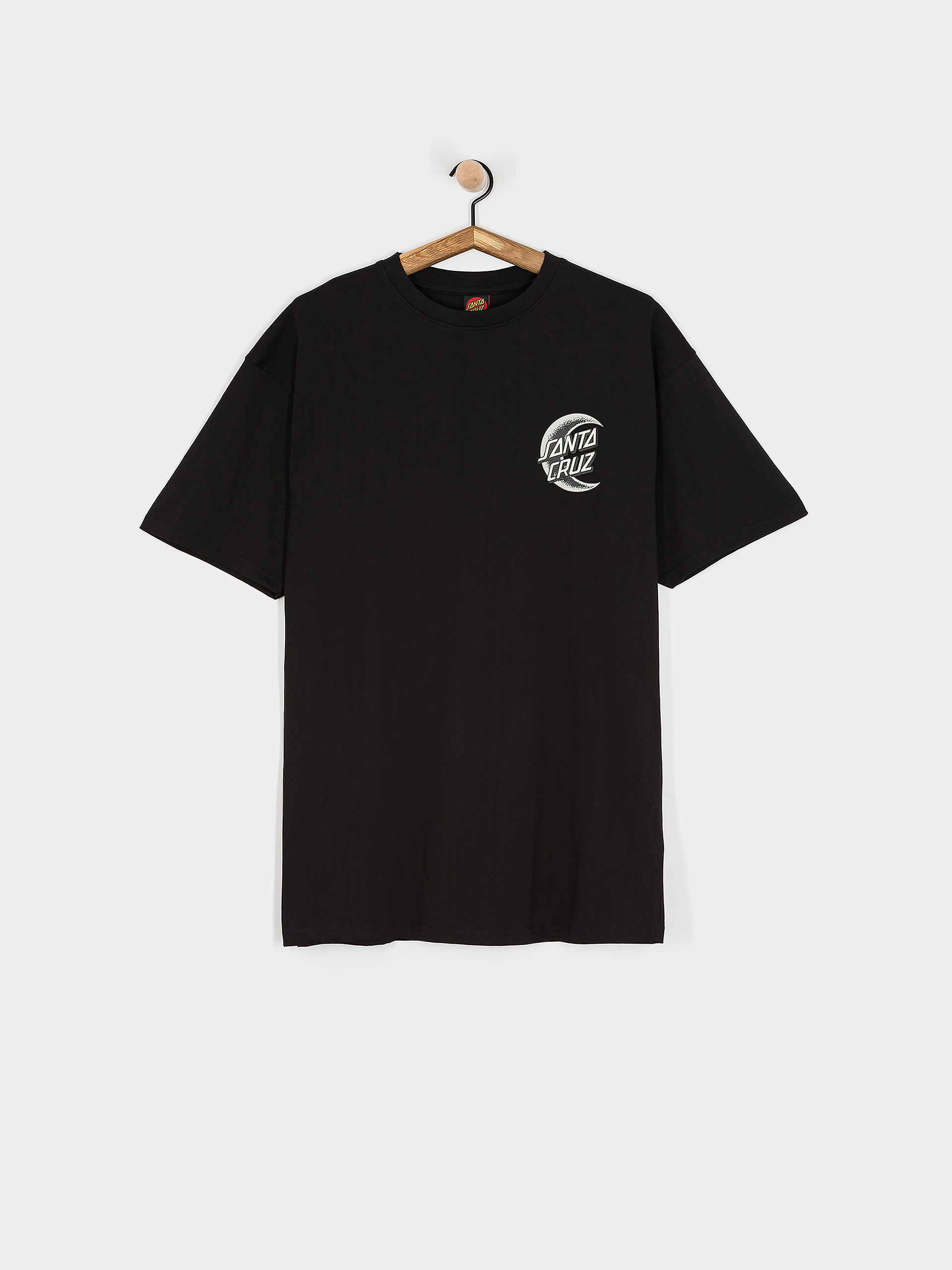 Santa Cruz T-Shirt Crescent Moon Chest (black)