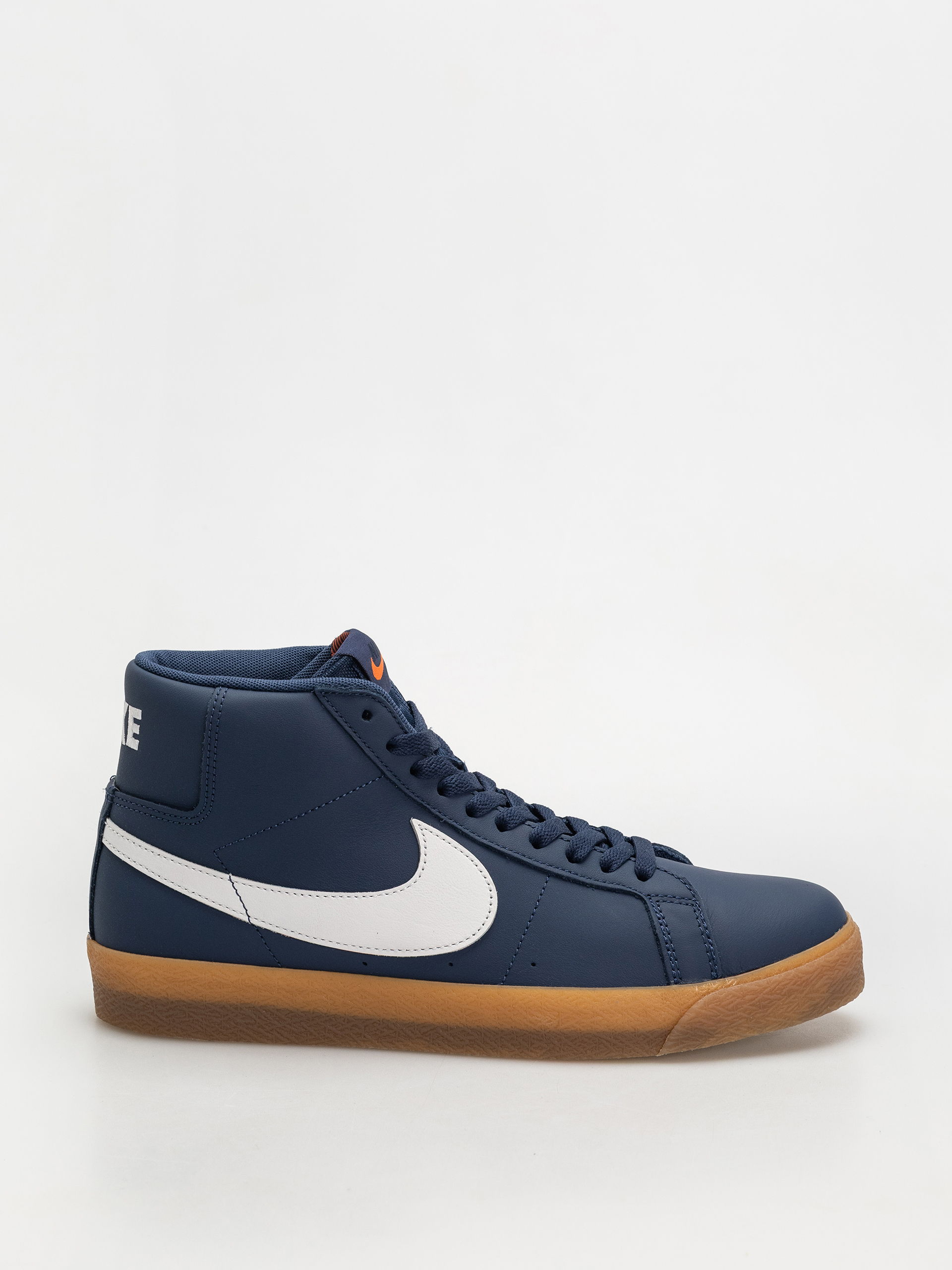 Nike SB Zoom Blazer Mid Iso Schuhe (navy/white navy gum light brown)