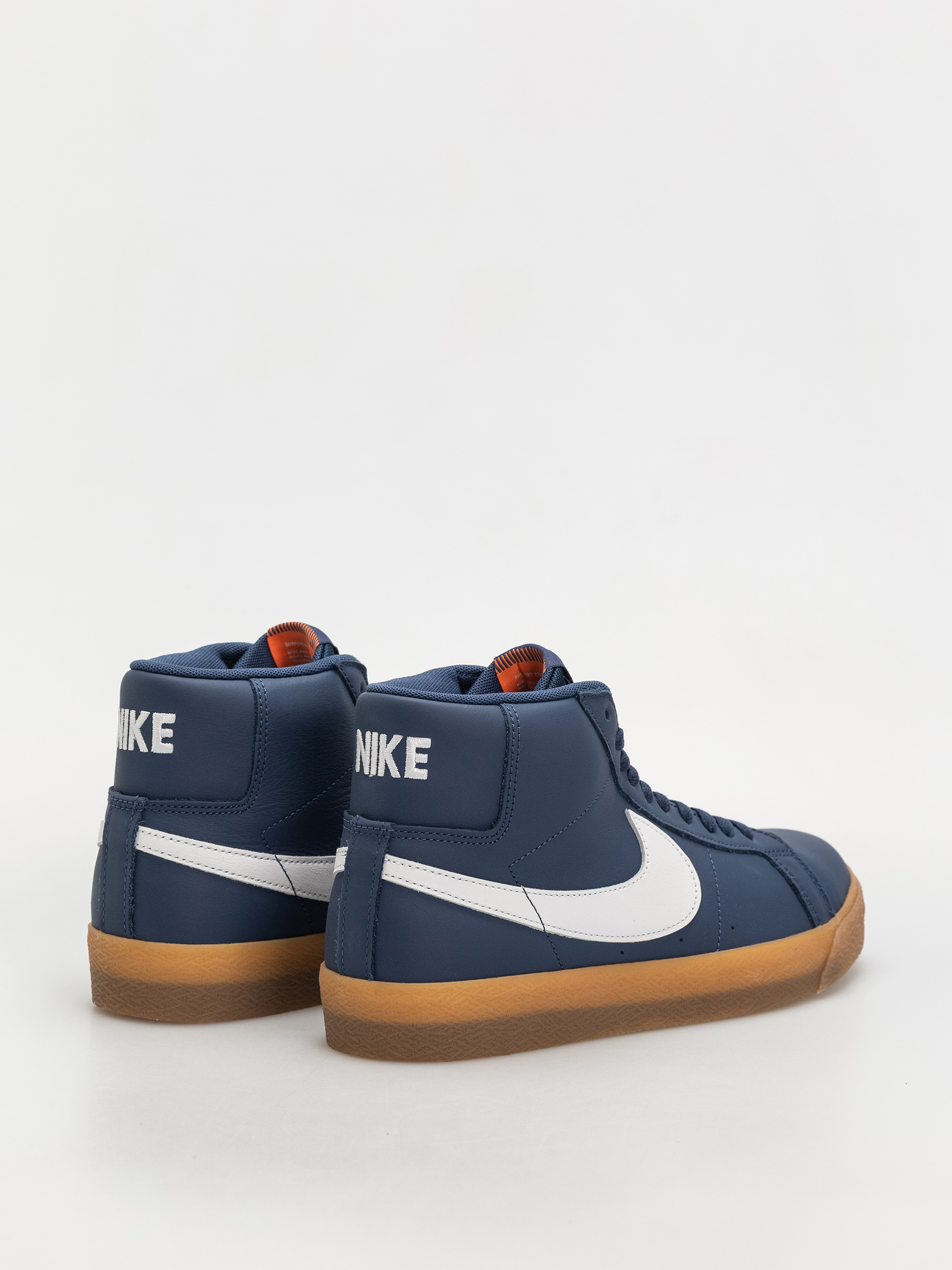 Nike SB Zoom Blazer Mid Iso Schuhe (navy/white navy gum light brown)