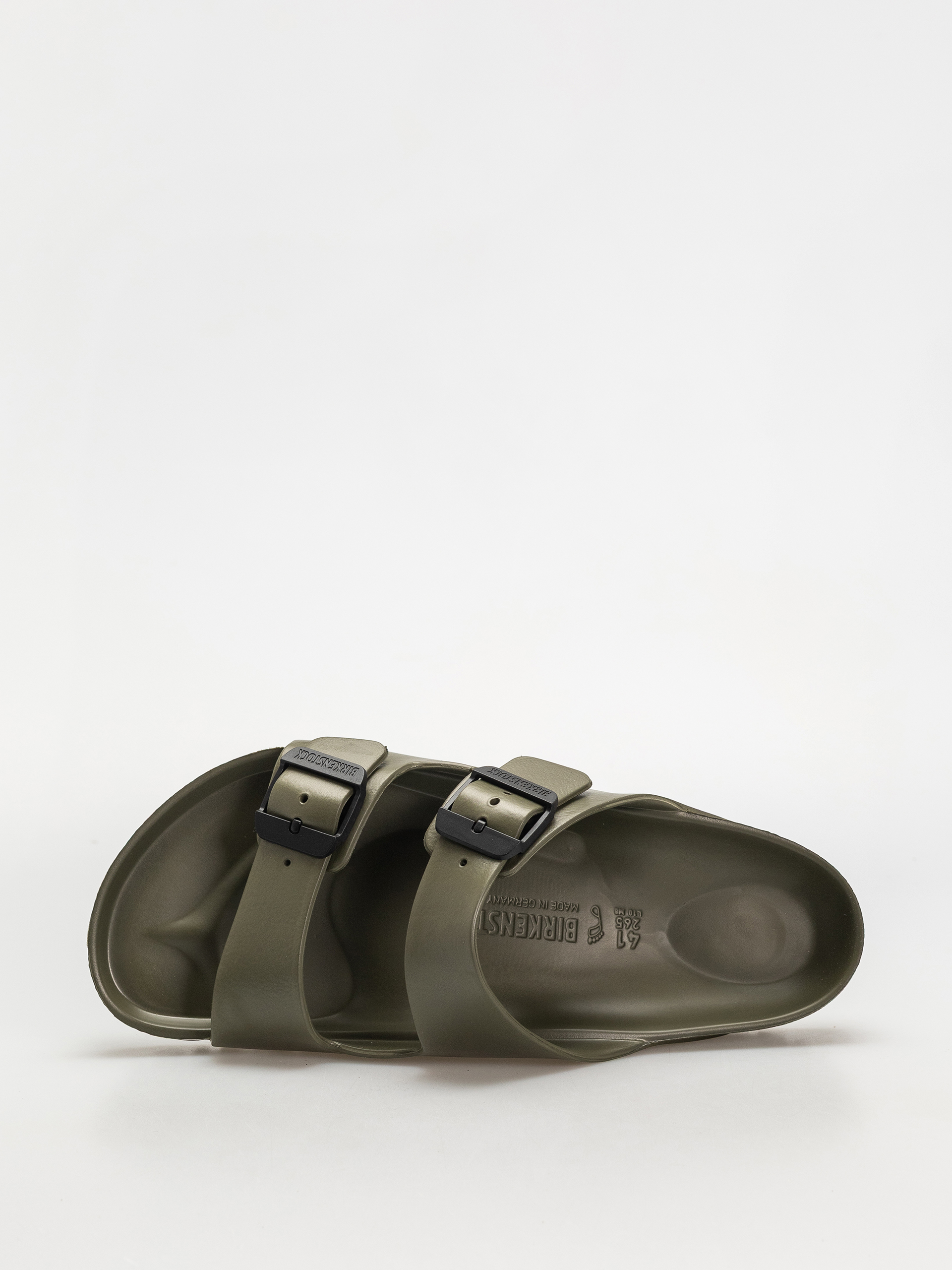 Birkenstock Arizona Stealth Buckle EVA Regular Flip Flops (khaki/black)