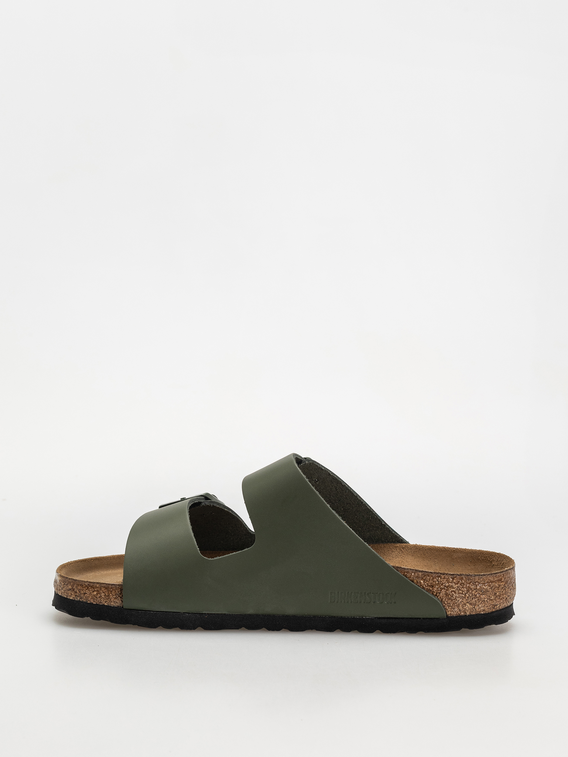 Birkenstock Arizona Natural Leather Regular Flip-flops (thyme)