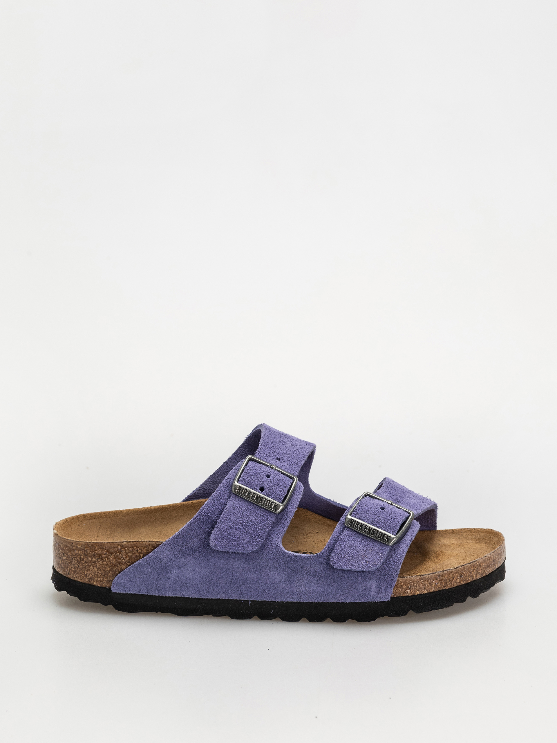 Birkenstock Arizona Suede Leather Narrow Wmn Flip-flops violet