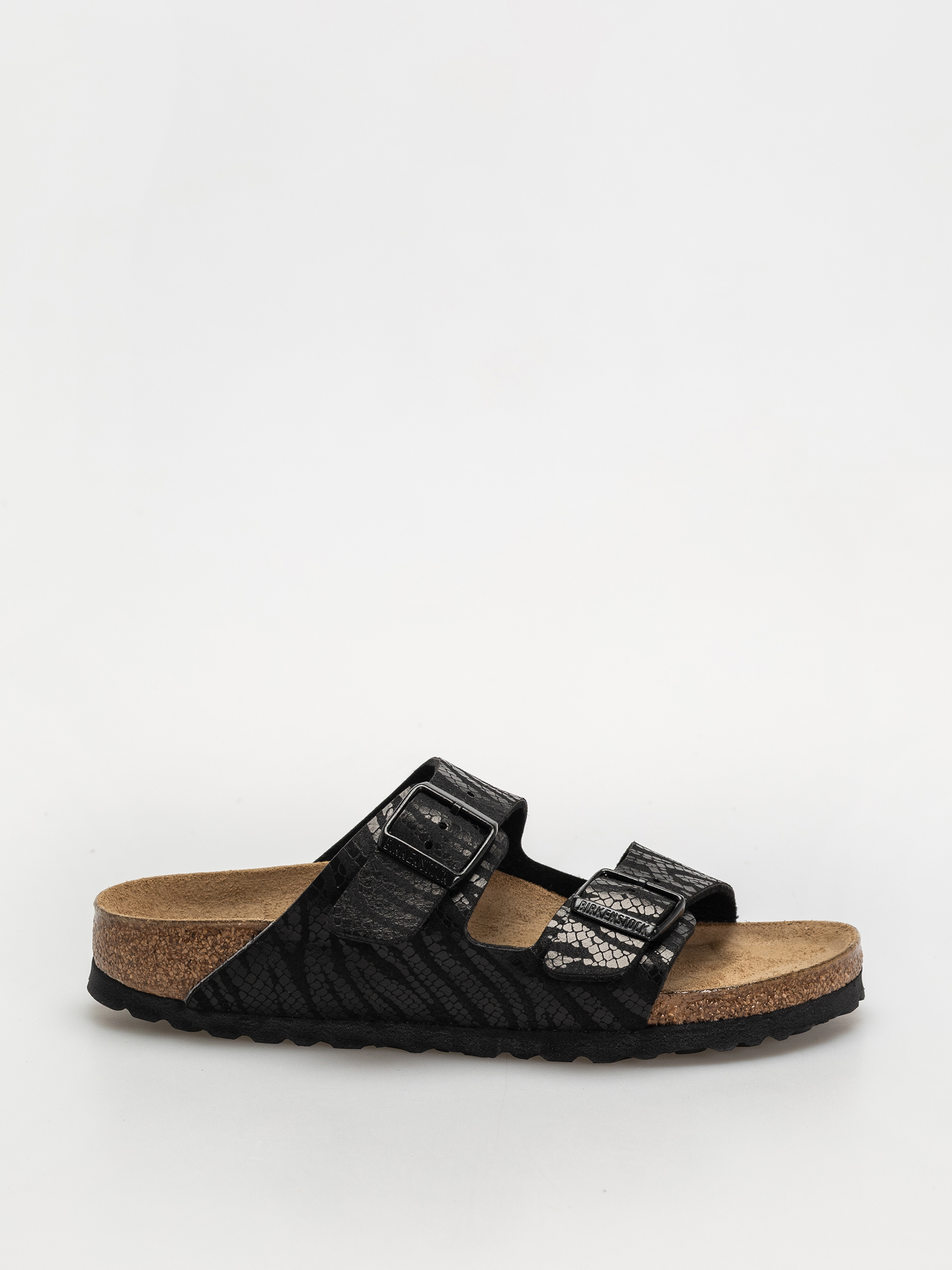 BIRKENSTOCK ARIZONA 38 NARROW サンダル Birkenstock Arizona Womens Size 38 US 7 Narrow Shiny Snake