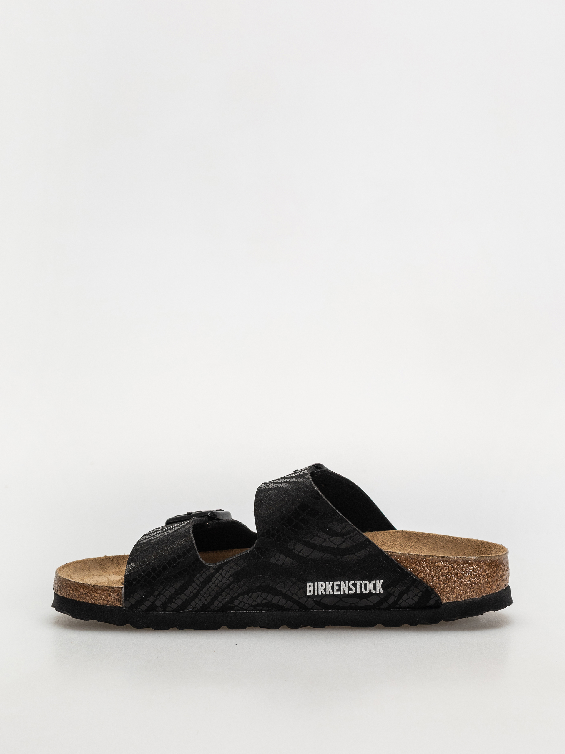 Birkenstock Arizona Animal Print Narrow Wmn Flip Flops (zebra black)