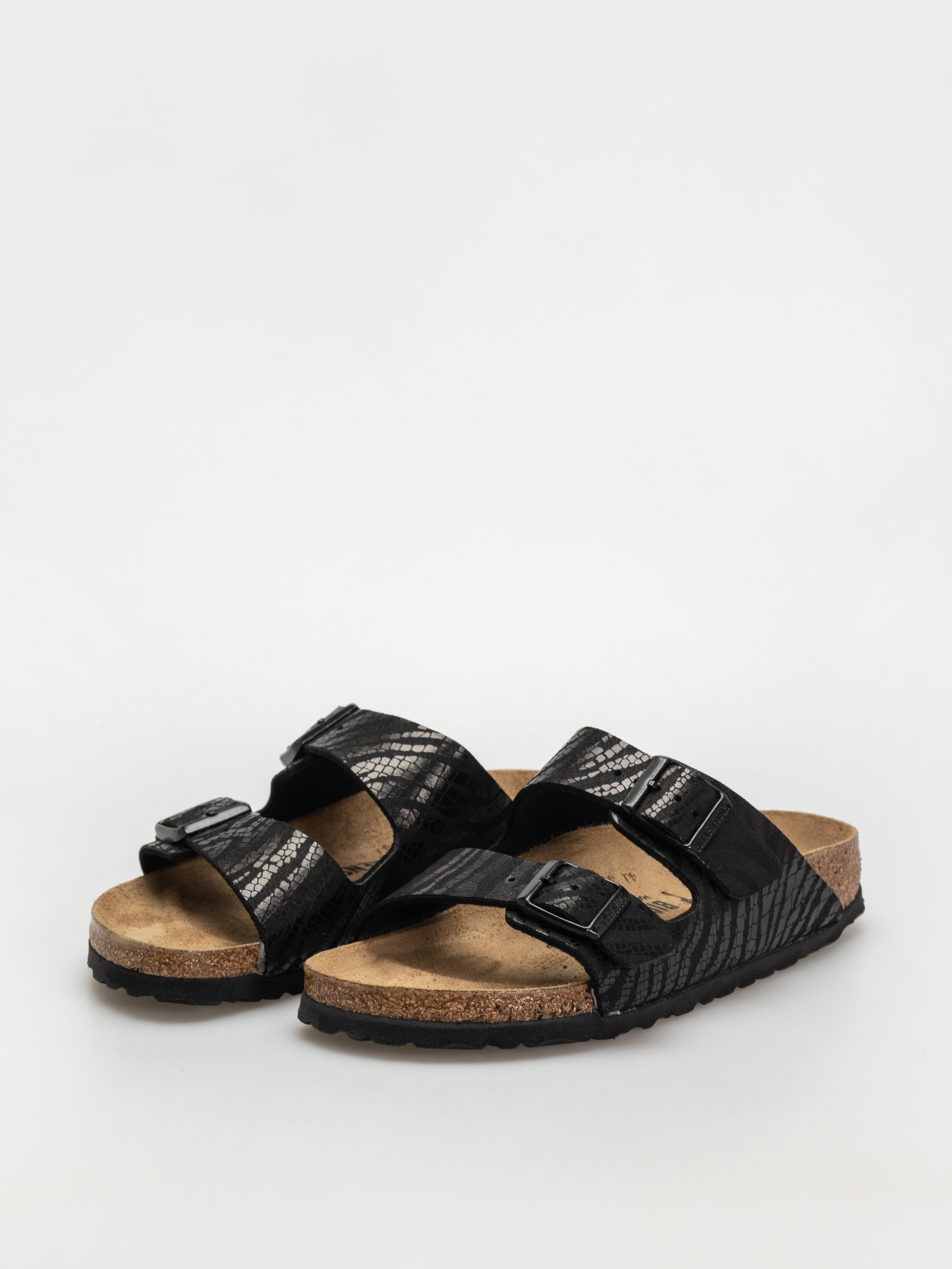Birkenstock Arizona Animal Print Narrow Wmn Flip-flops (zebra black)
