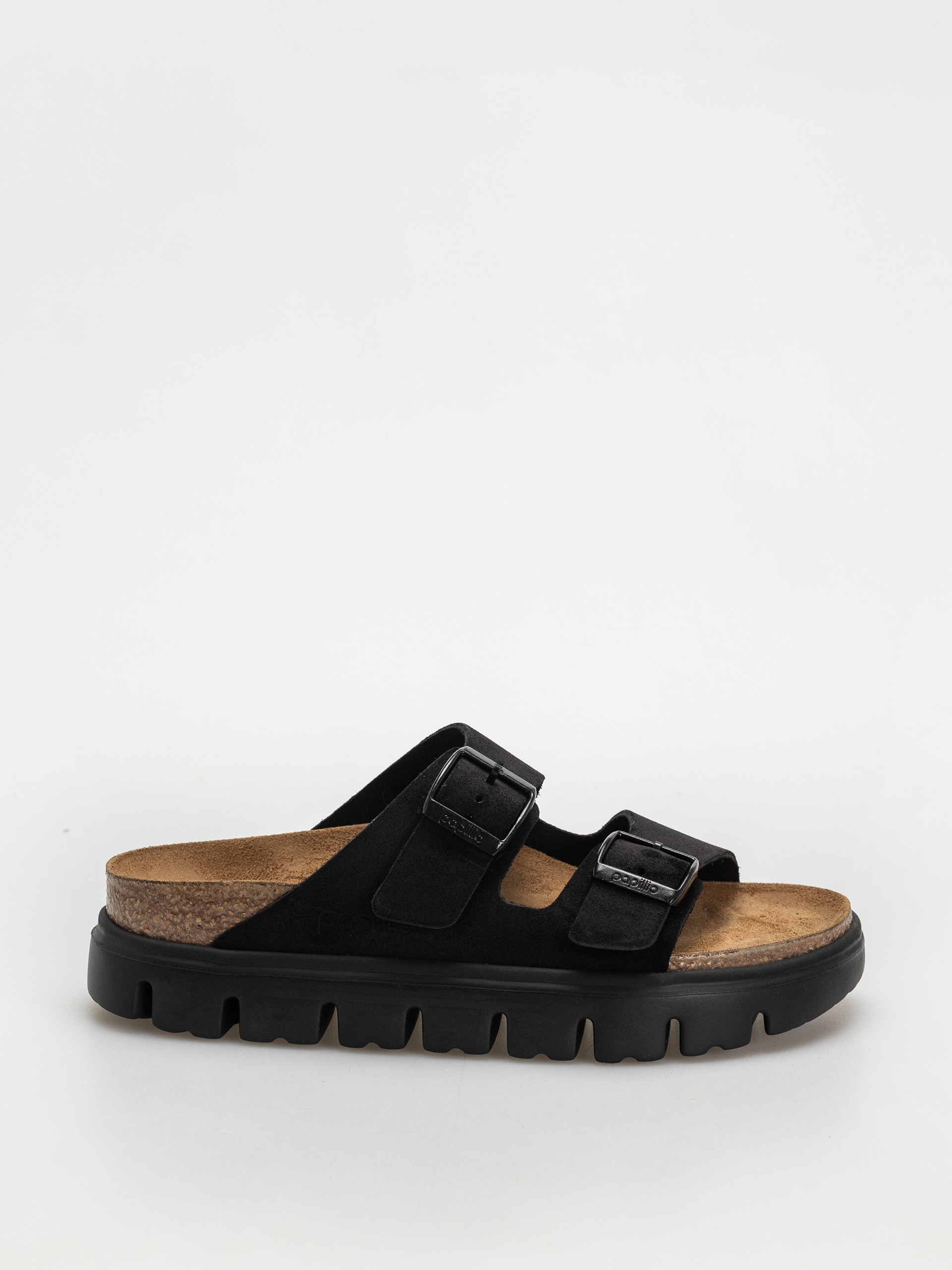 Birkenstock Arizona Chunky Suede Narrow Wmn Flip-flops black
