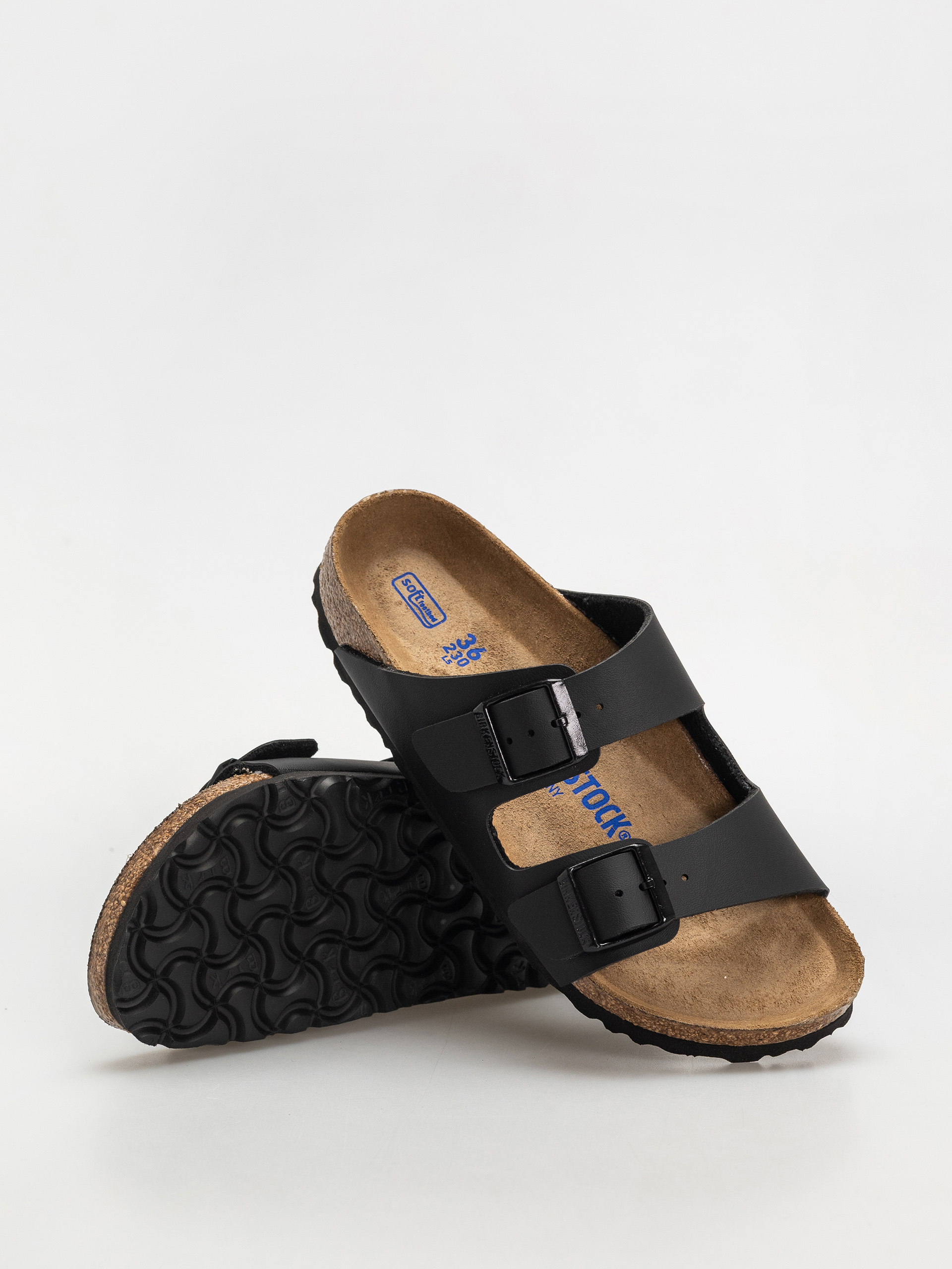 Birkenstock Arizona Sfb Briko Flor Narrow Wmn Flip-flops (black)