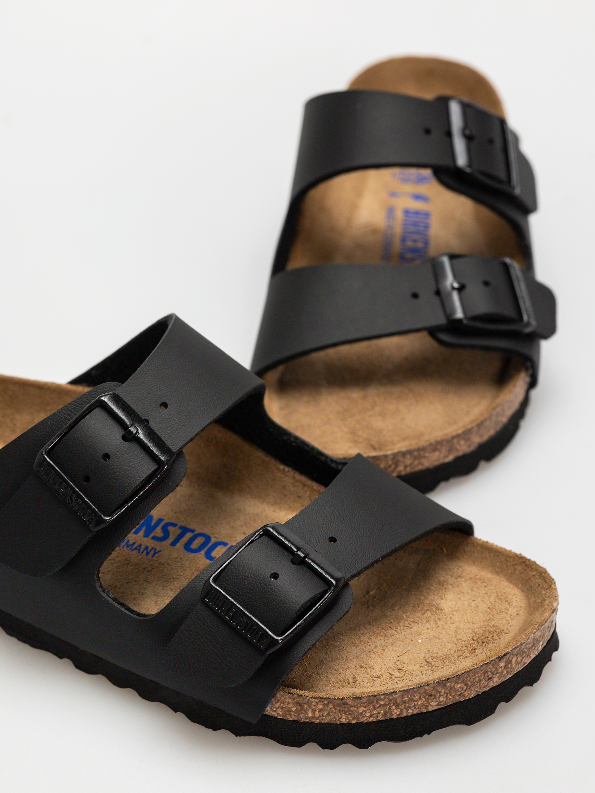 Birkenstock Arizona Sfb Briko Flor Narrow Wmn Flip Flops (black)