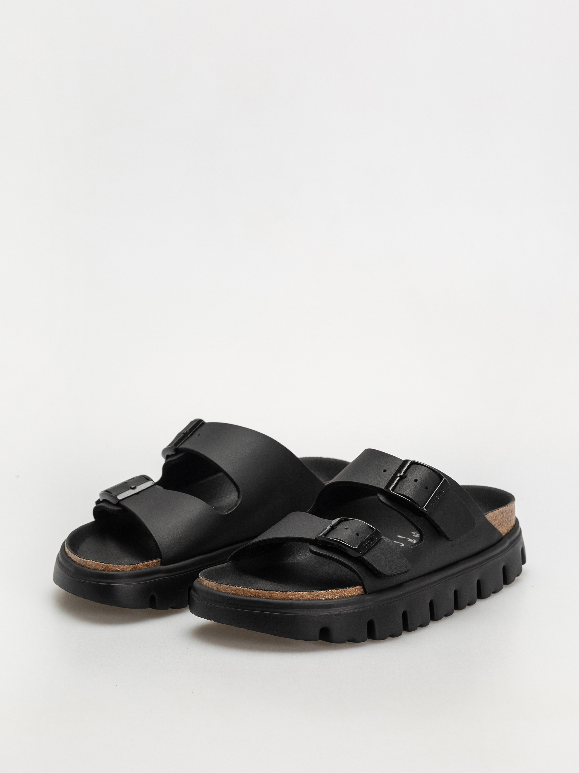 Birkenstock Arizona Chunky Briko Flor Narrow Wmn Flip-flops (black/black)