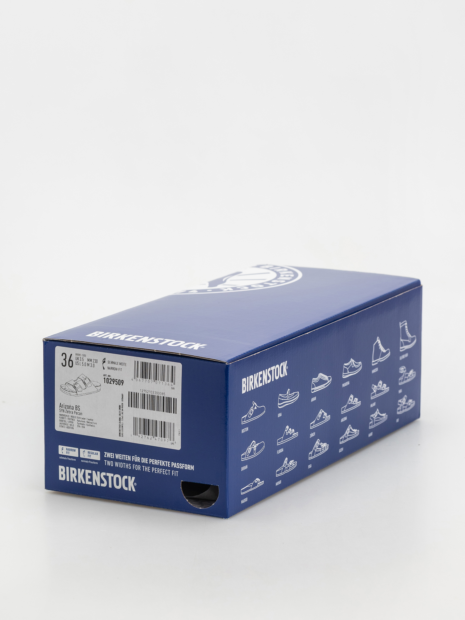 Birkenstock Arizona Animal Print Narrow Wmn Flip Flops (zebra pecan)