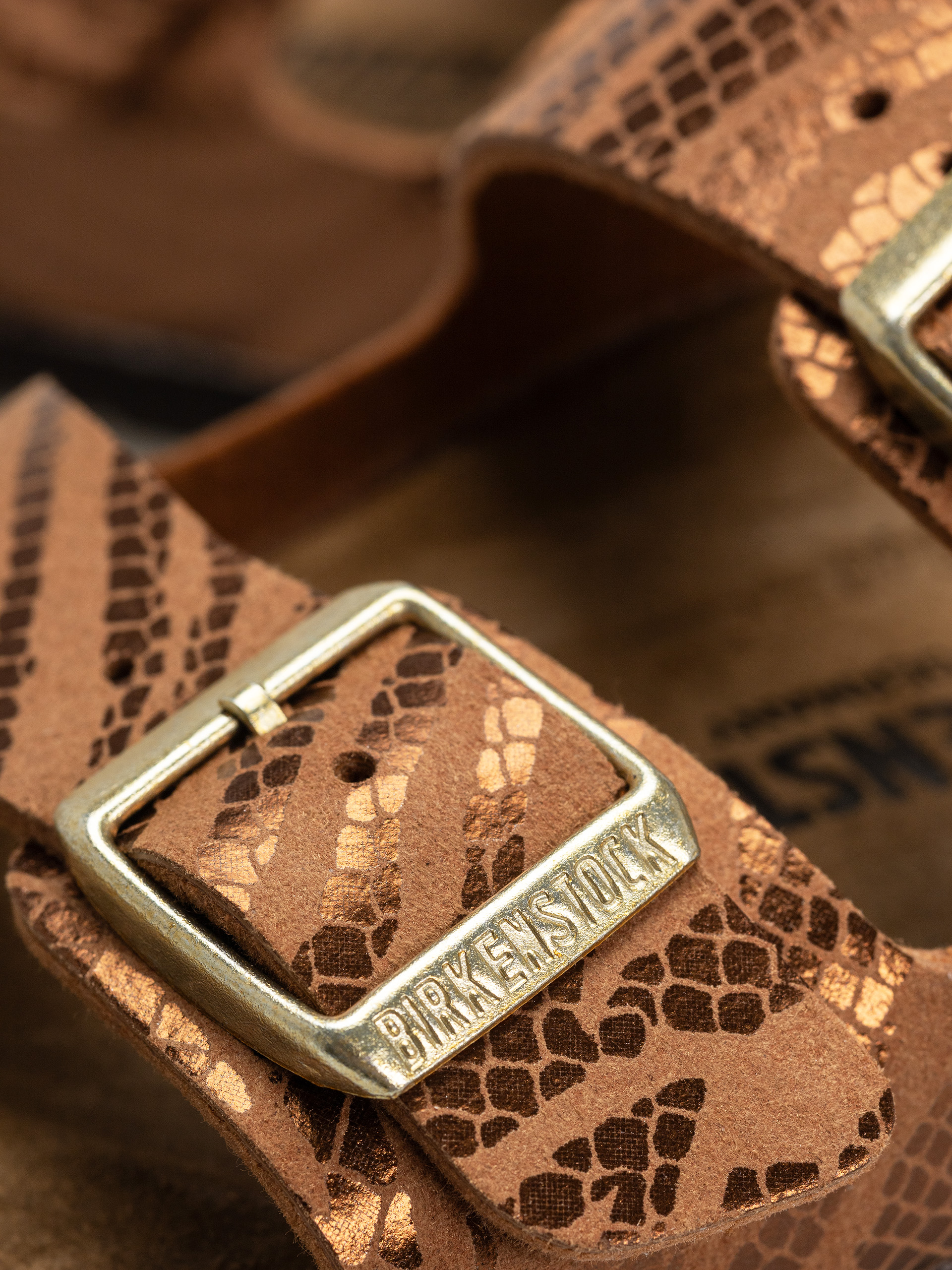 Birkenstock Arizona Animal Print Narrow Wmn Flip-flops (zebra pecan)