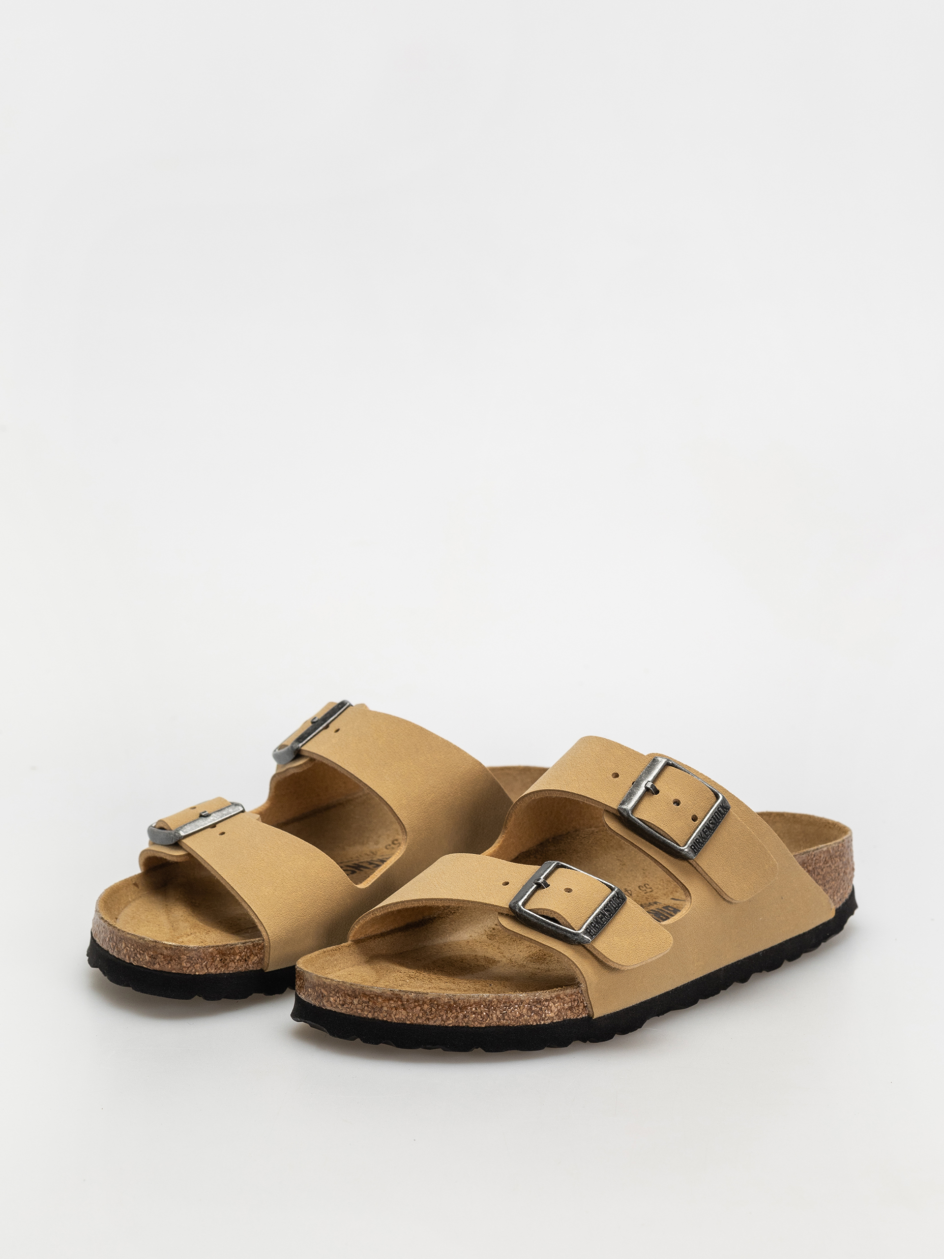 Birkenstock Arizona Birkibuc Narrow Wmn Flip-flops (latte cream)