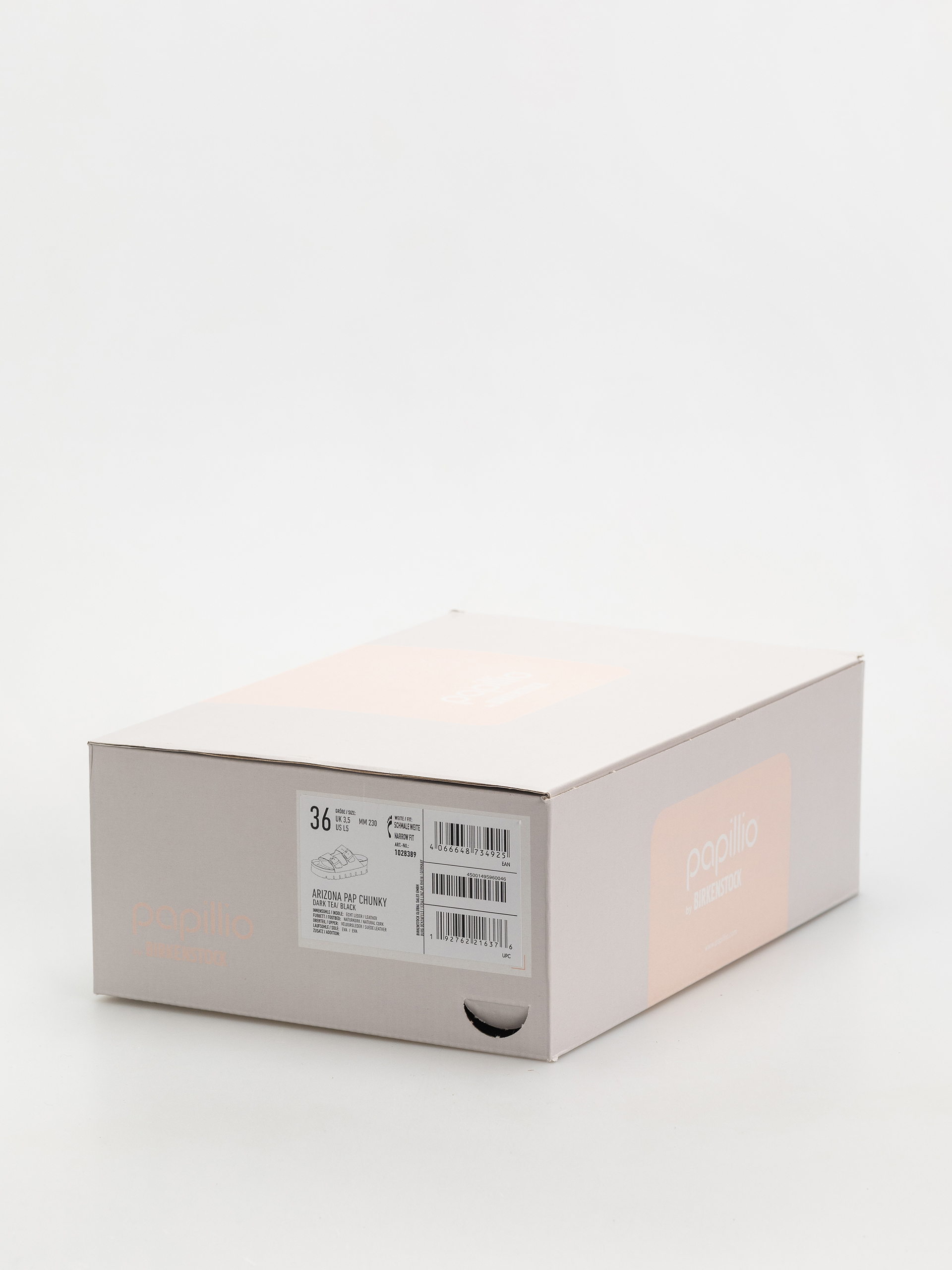 Birkenstock Flip-flops Arizona Chunky Suede Narrow Wmn (dark tea/black)