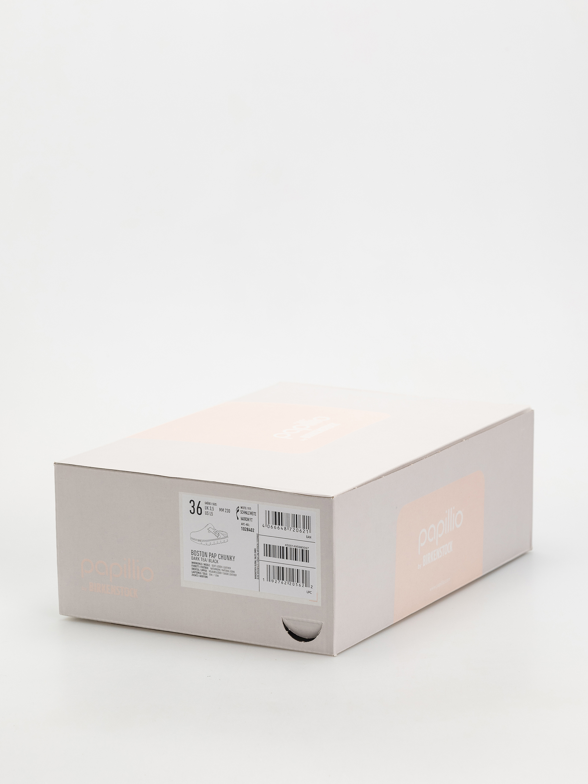 Birkenstock Flip-flops Boston Chunky Suede Narrow Wmn (dark tea/black)