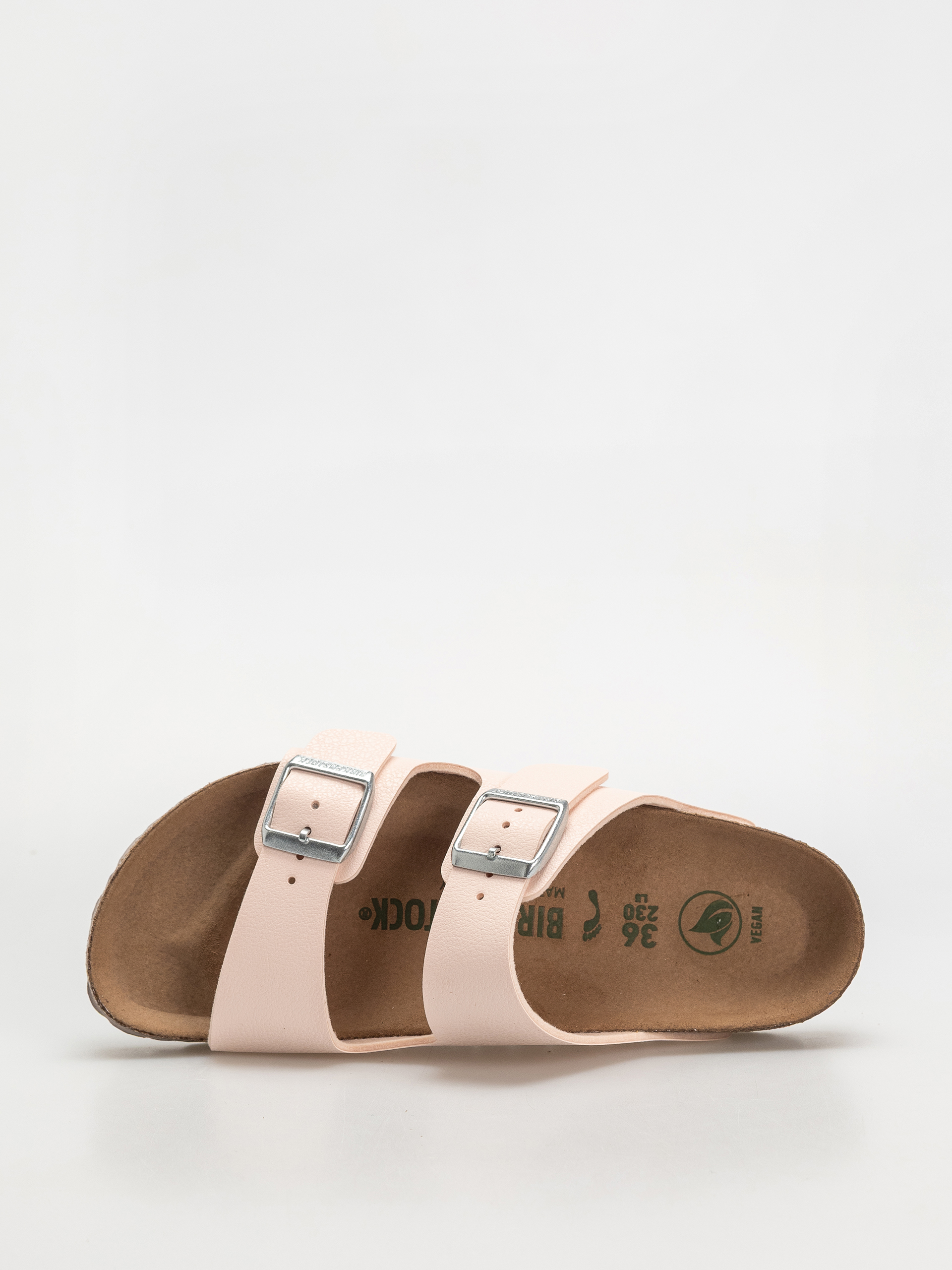 Birkenstock Arizona Birko Flor Nubuck Narrow Wmn Flip Flops (light rose)