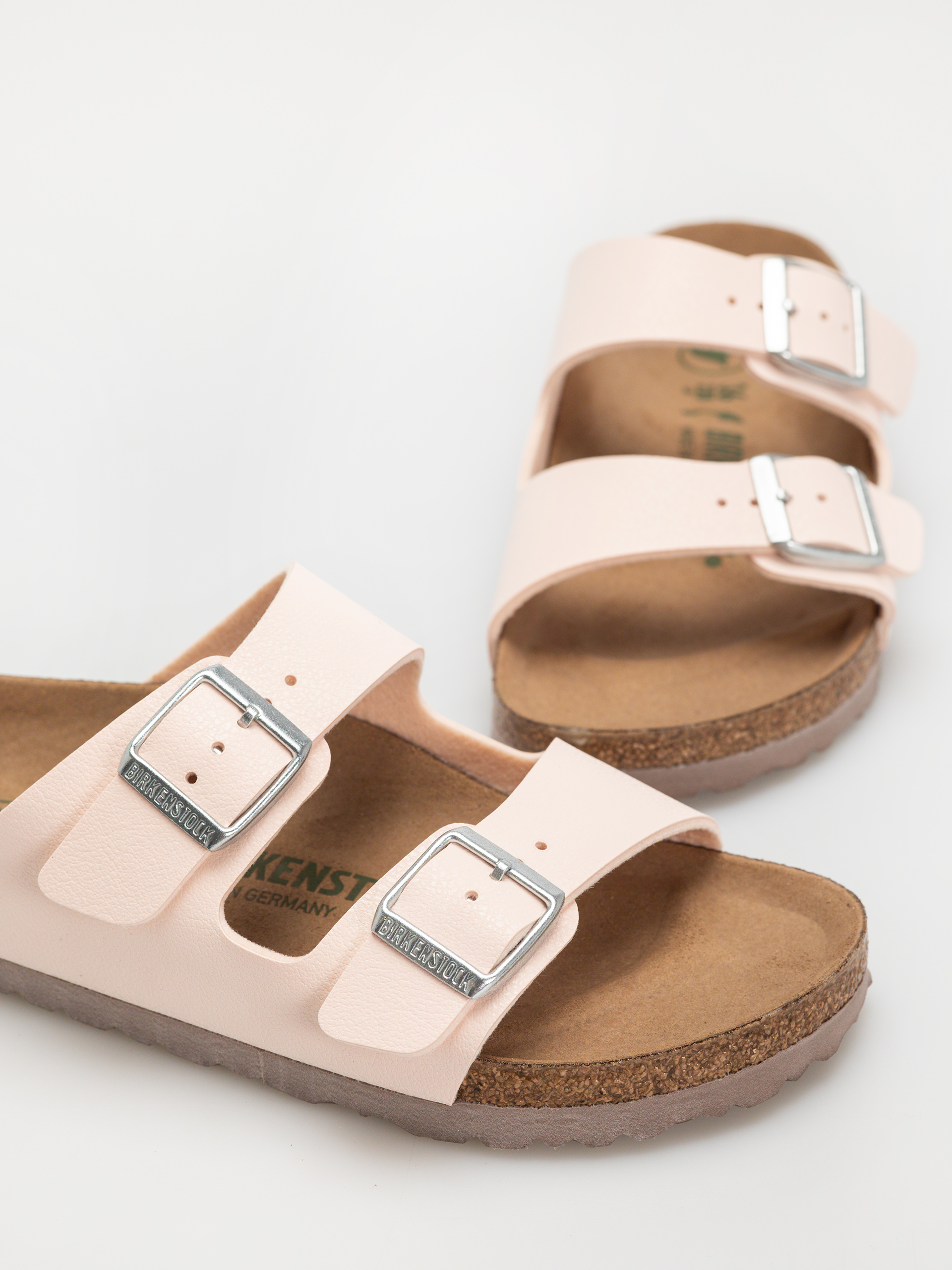 Birkenstock Arizona Birko Flor Nubuck Narrow Wmn Flip-flops (light rose)