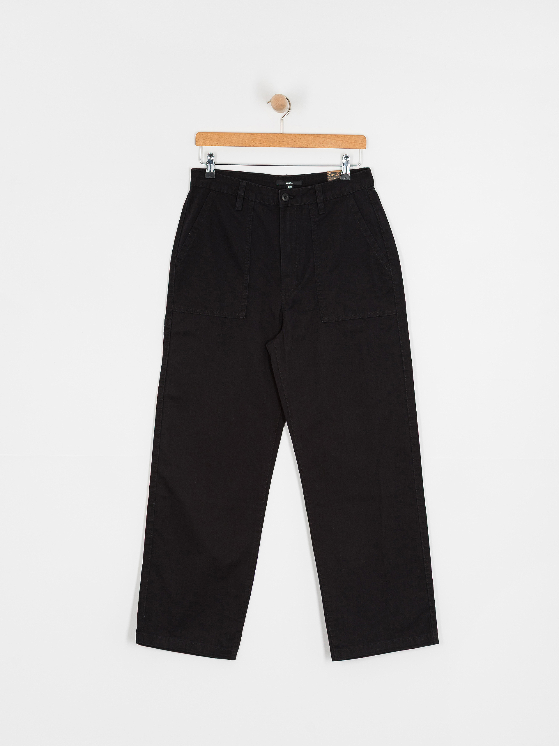 パンツ [THE UNION] ST BLACK DENIM PANTS 32 Vans Union Relaxed Carpenter Wmn Pants - black (black)