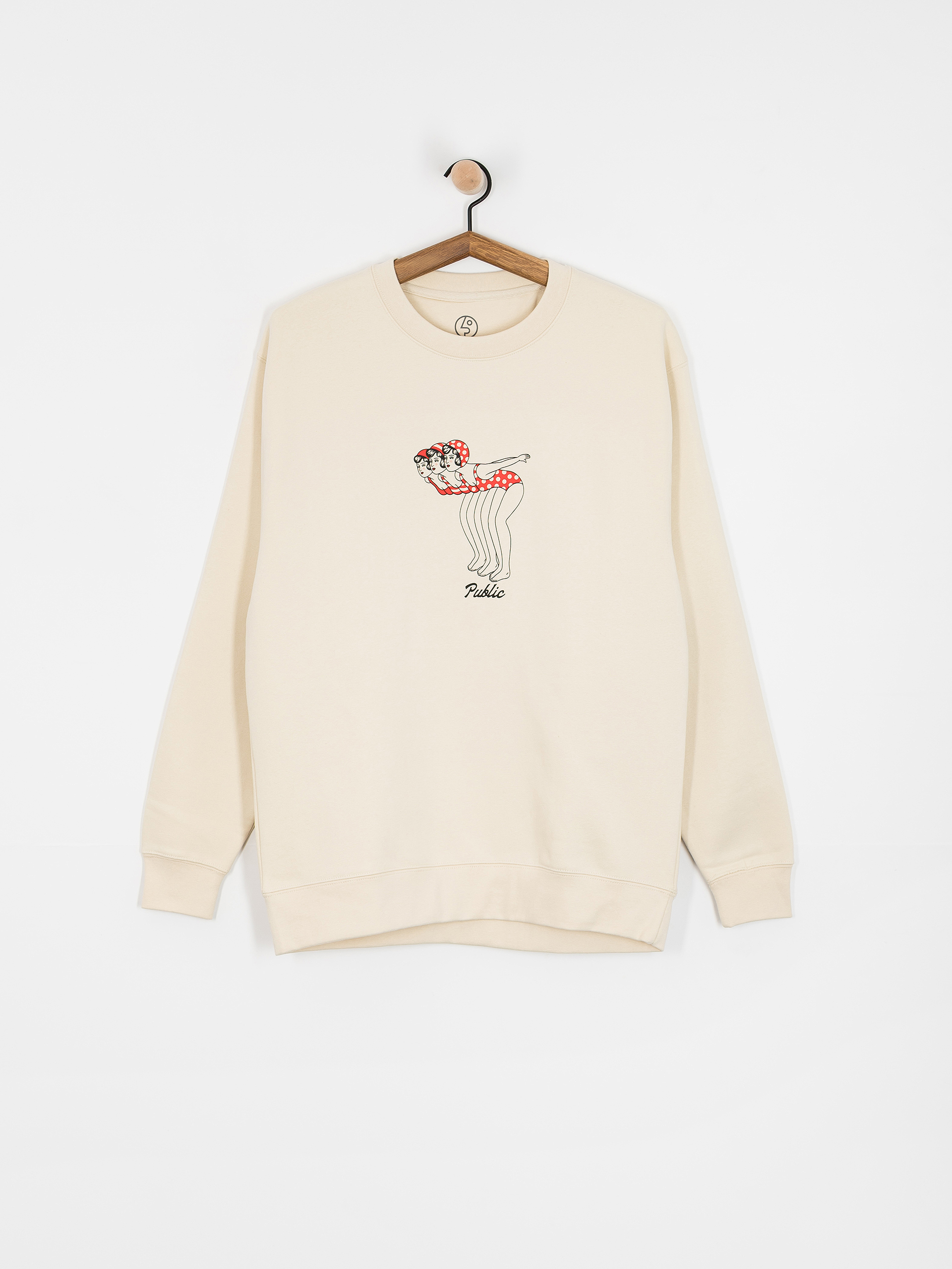 Public Dipper Crew Sweatshirt (white)