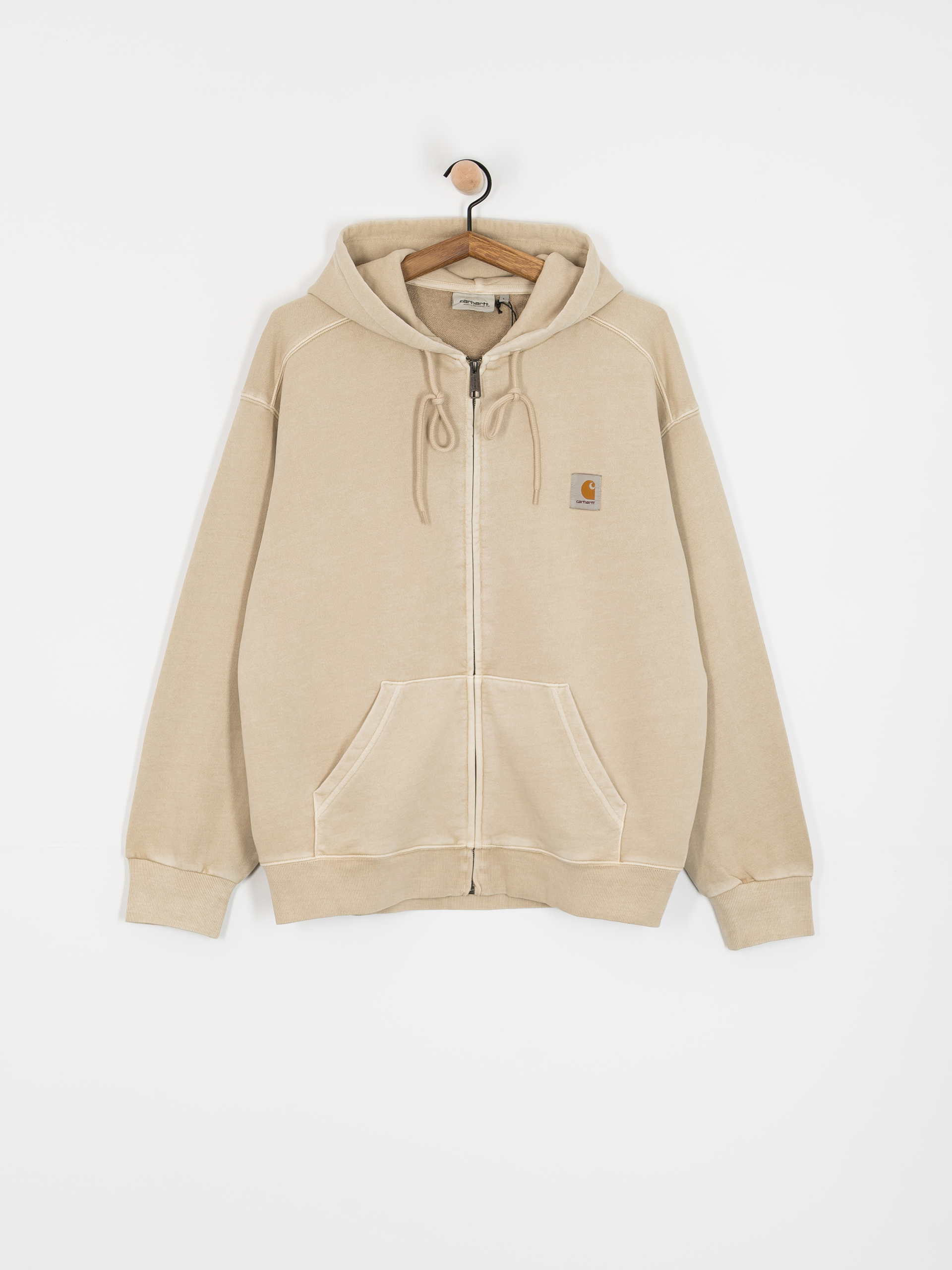 パーカー・フーディ Carhartt Wip Hooded Nelson Sweatshirt Fleur De Sel Carhartt WIP - Hooded Nelson Jacket Cotton Sweat in Fleur De