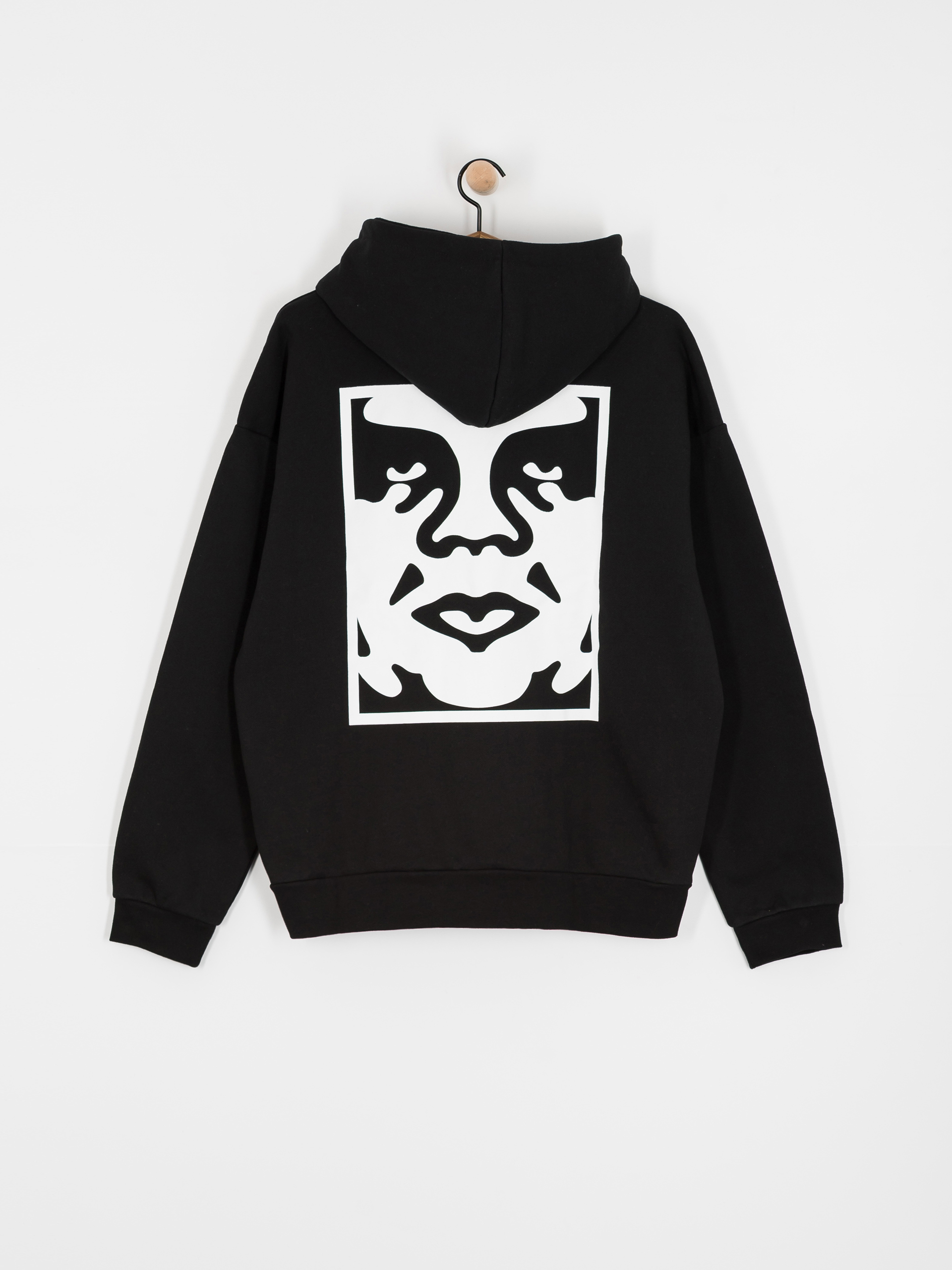OBEY Bold Icon Extra Heavy HD Hoodie - black (black)