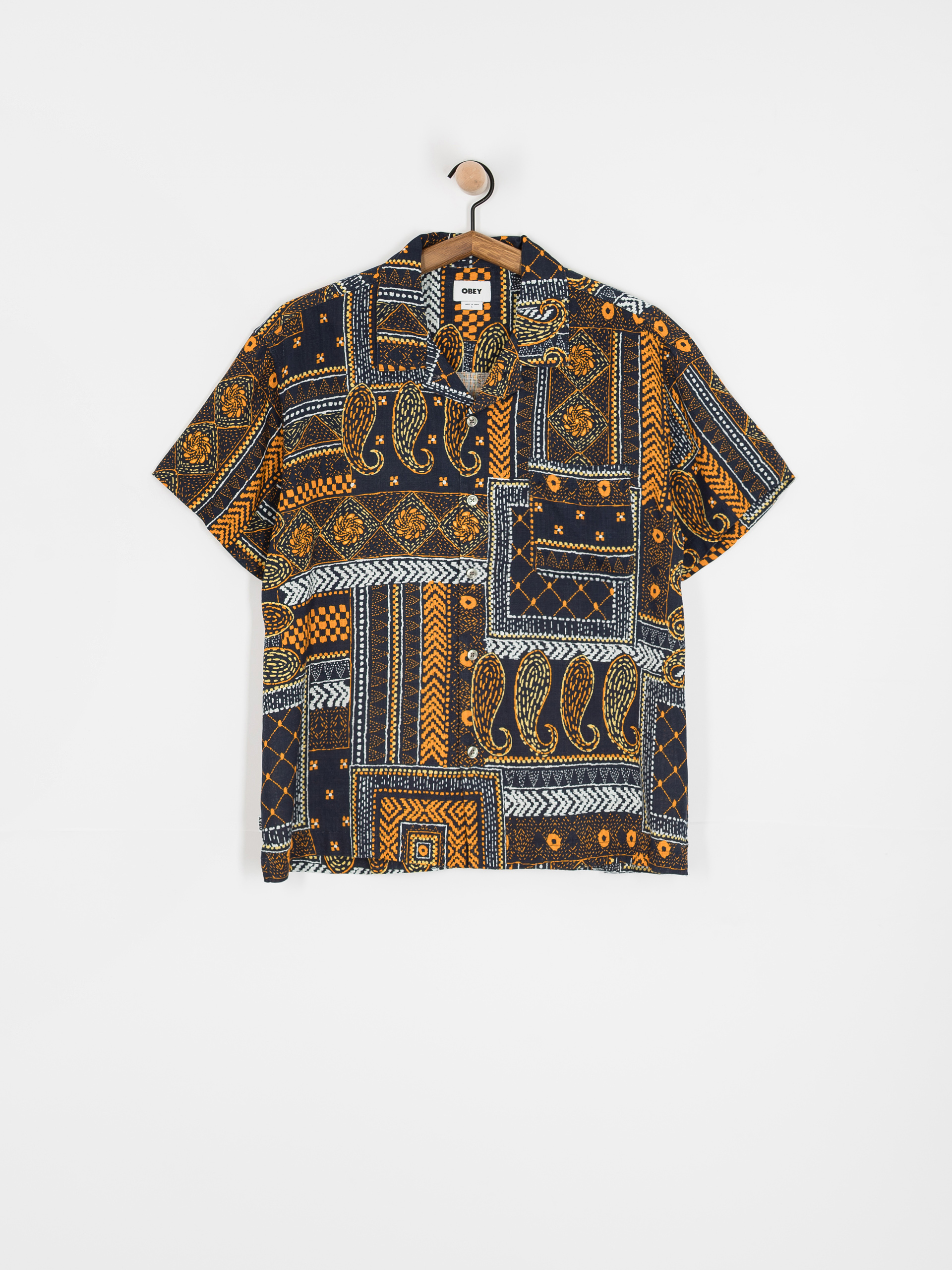 Stussy Striped Garage Shirt - grey (stripe)