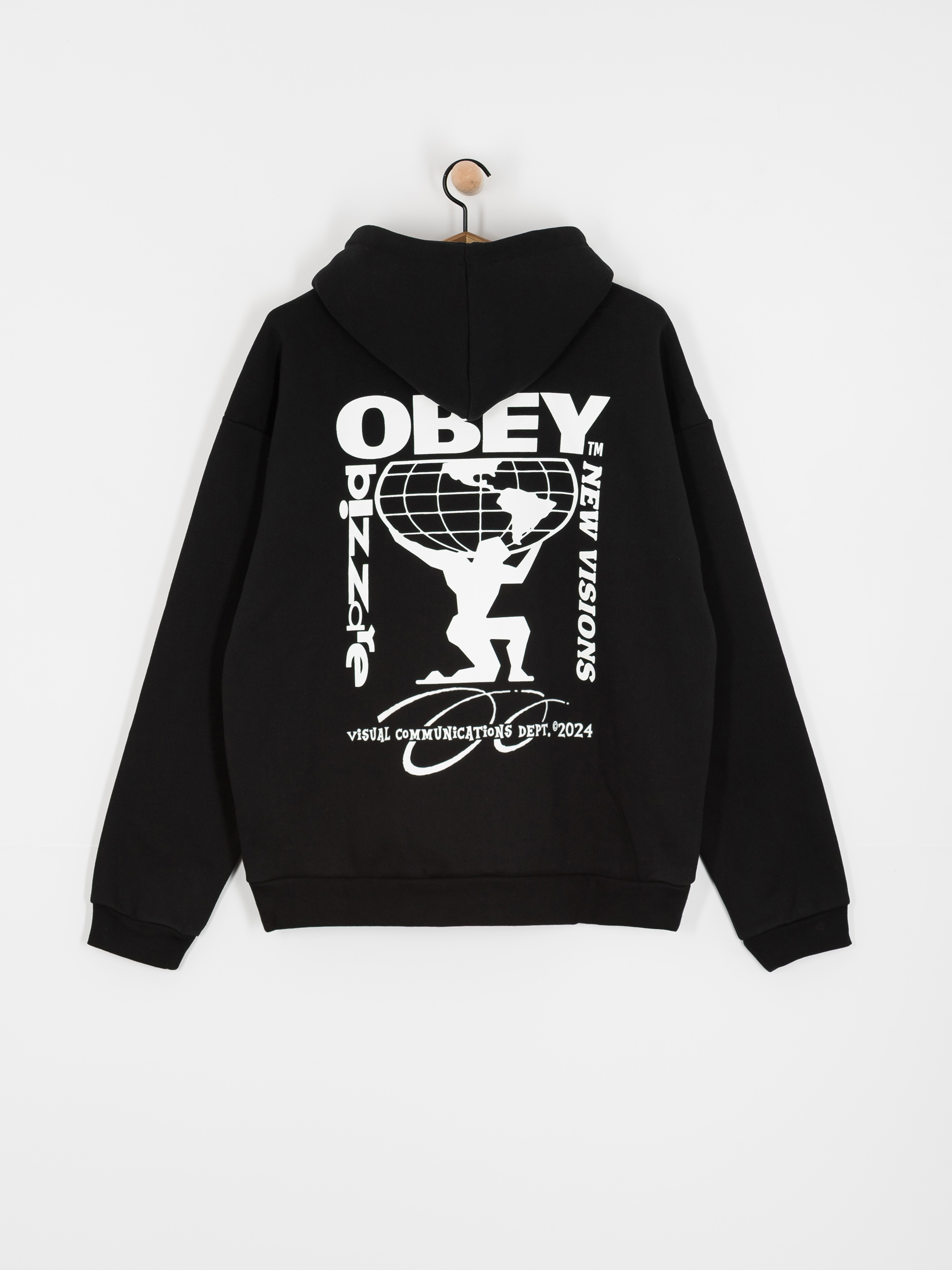 OBEY New Visions Extra Heavy HD Hoodie (black)