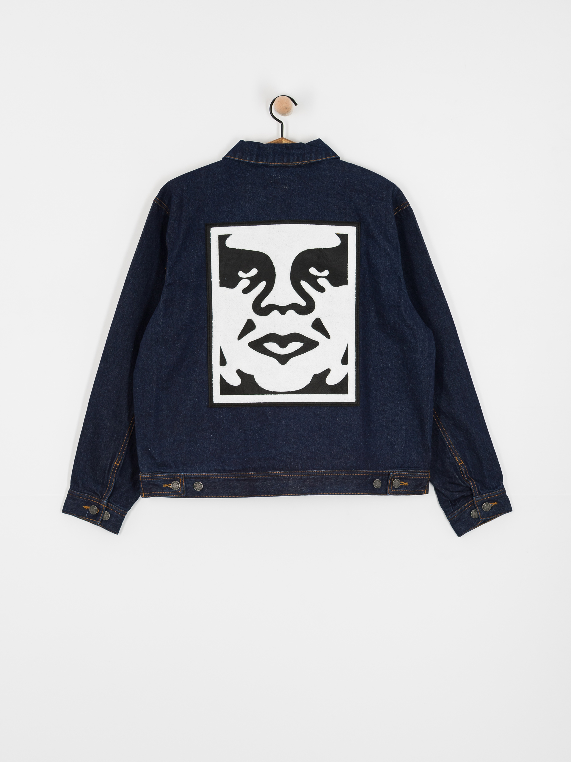 OBEY Icon Hardwork Jacke (rinse indigo)
