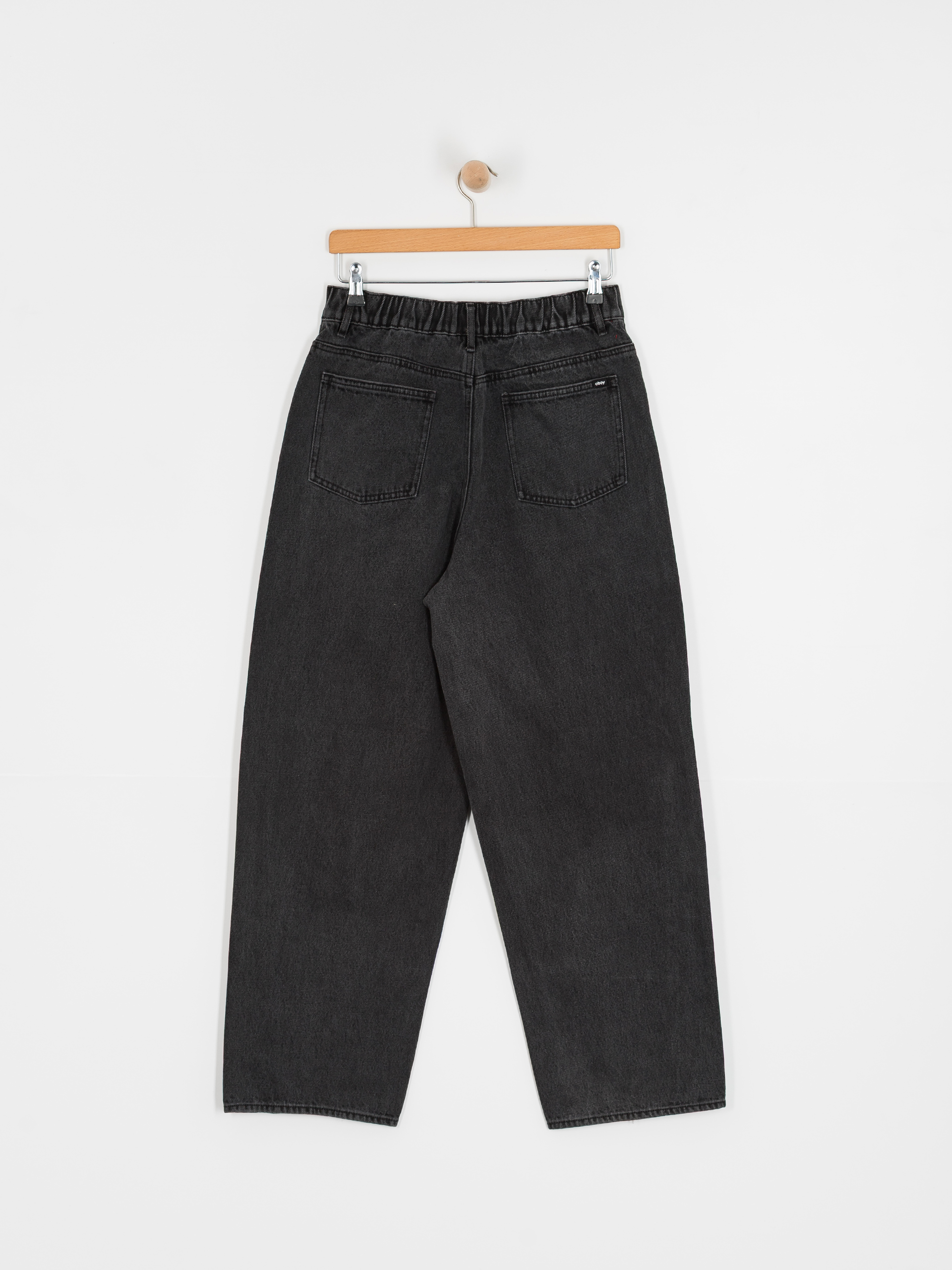 OBEY Leah III Baggy Denim Wmn Hose (black ash)