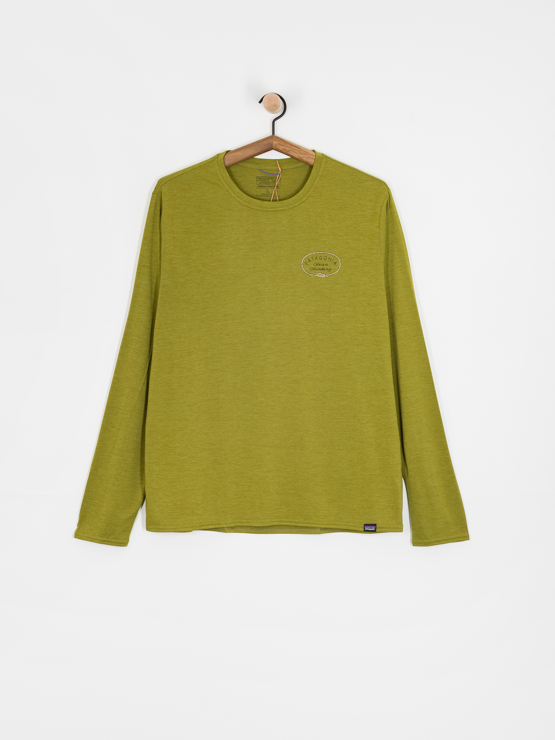 Patagonia Cap Cool Daily Graphic Longsleeve - green (clean climb