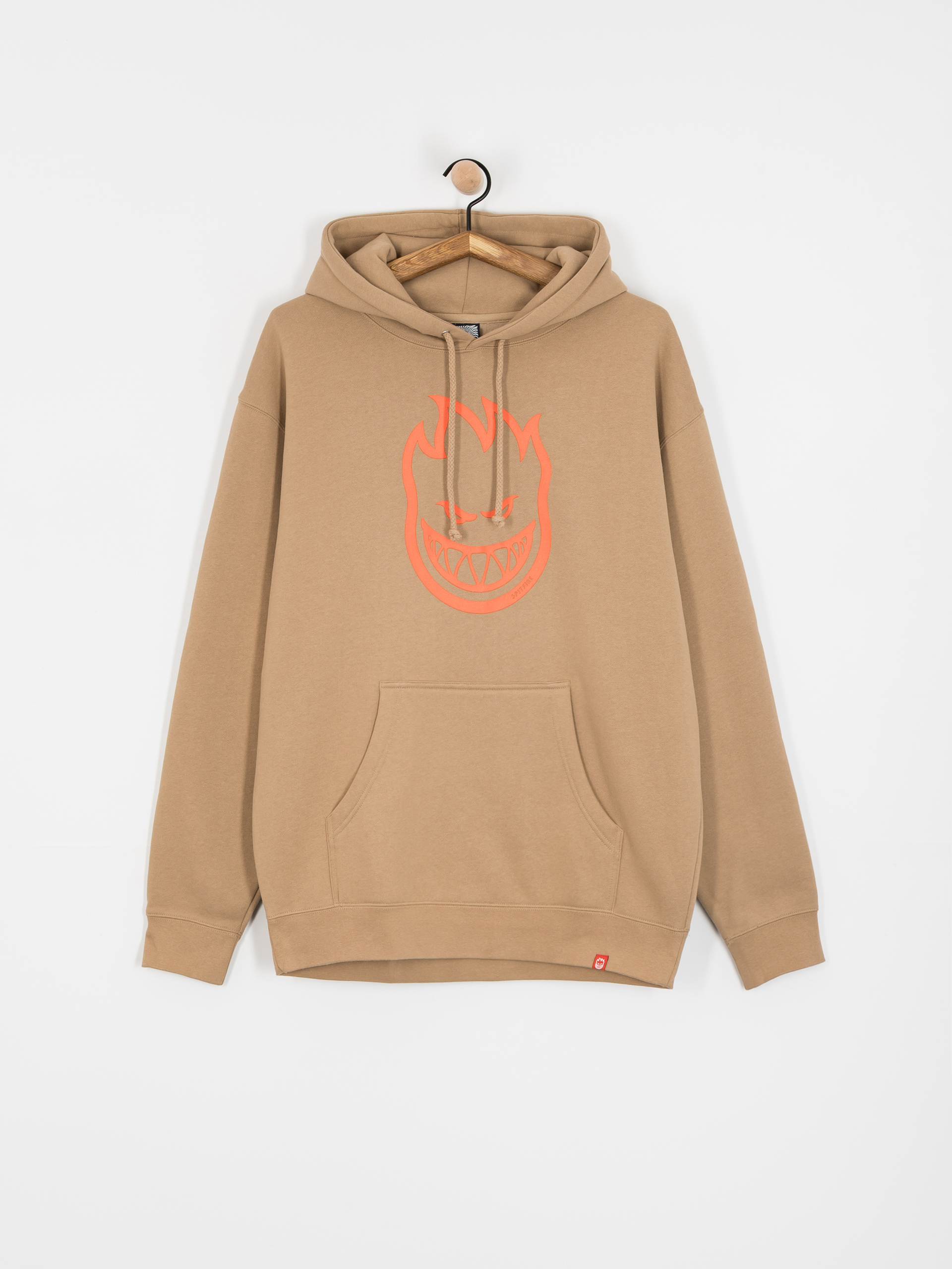 Spitfire Bighead HD Hoodie - brown (sandstone/orange print)