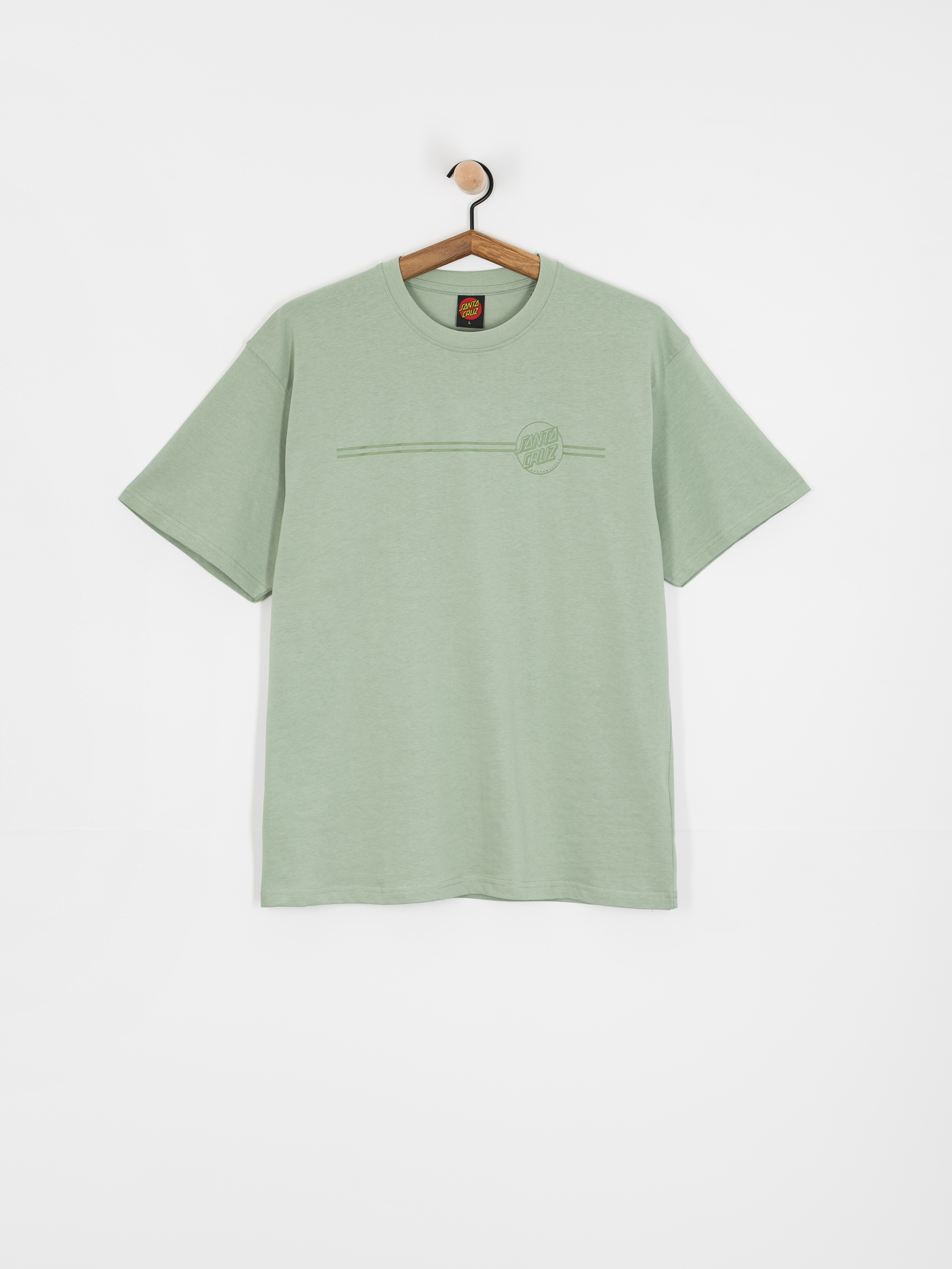 Santa Cruz Tonal Opus Dot Stripe T-Shirt (moon rock)