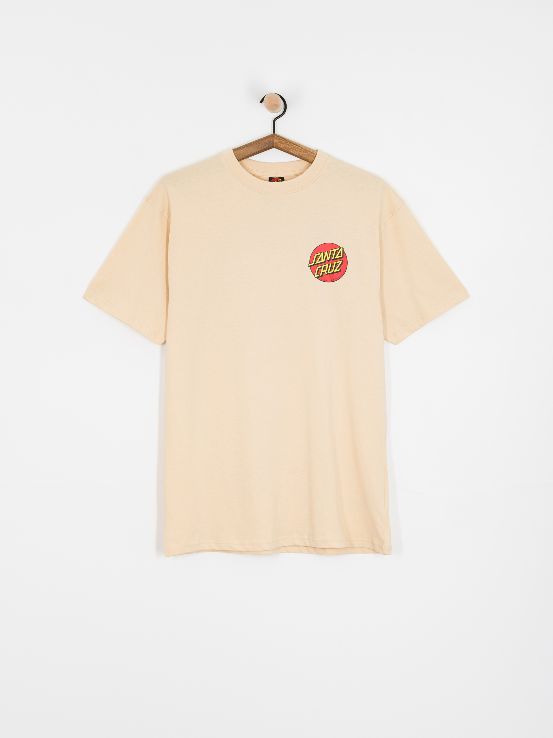 Santa Cruz Classic Dot Chest T-Shirt - beige (blond wood) Santa Cruz Classic Dot Chest T-Shirt - beige (blond wood)