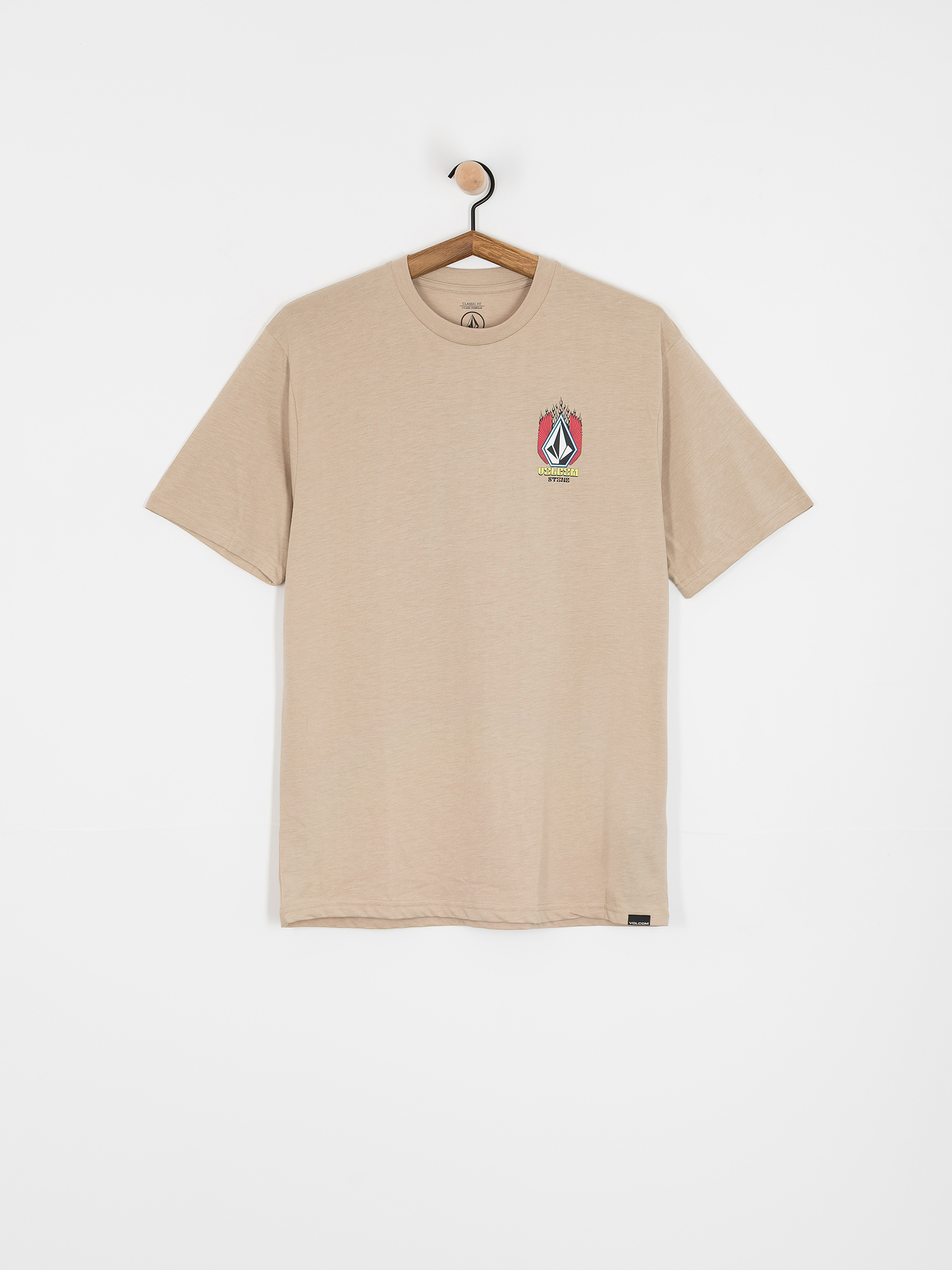 Volcom Draggin Stone Hth T-Shirt (light khaki)