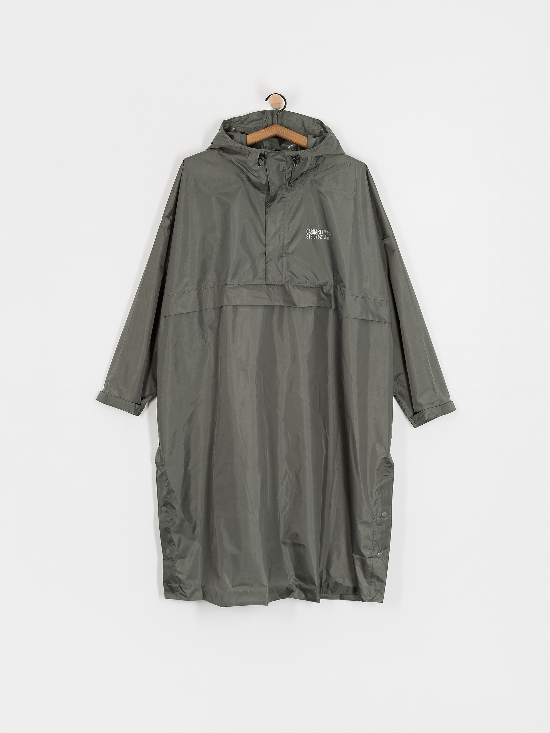 Carhartt WIP Akcesoria Tour Packable Rain Poncho (smoke green/reflective)