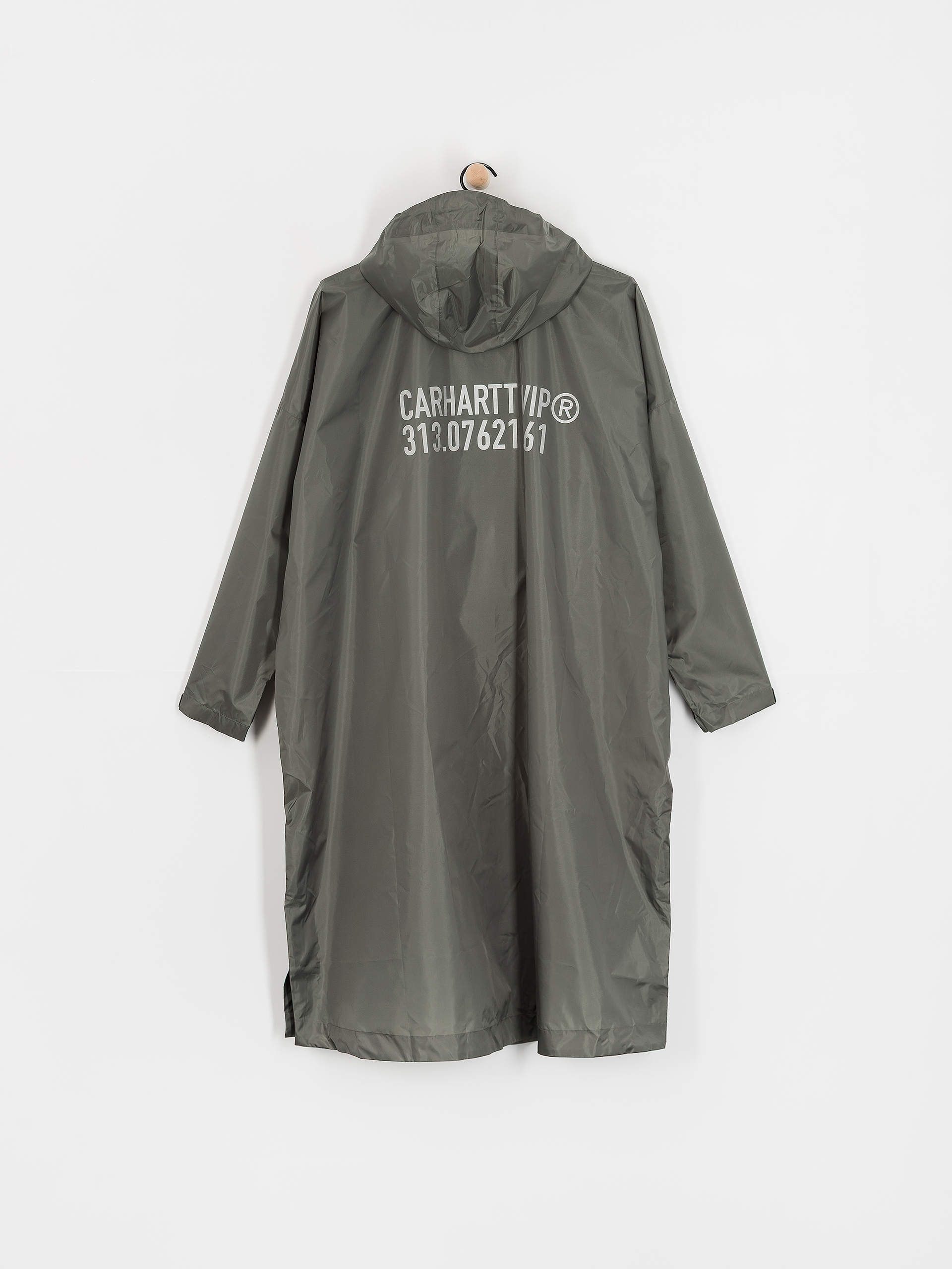 Carhartt WIP Akcesoria Tour Packable Rain Poncho (smoke green/reflective)
