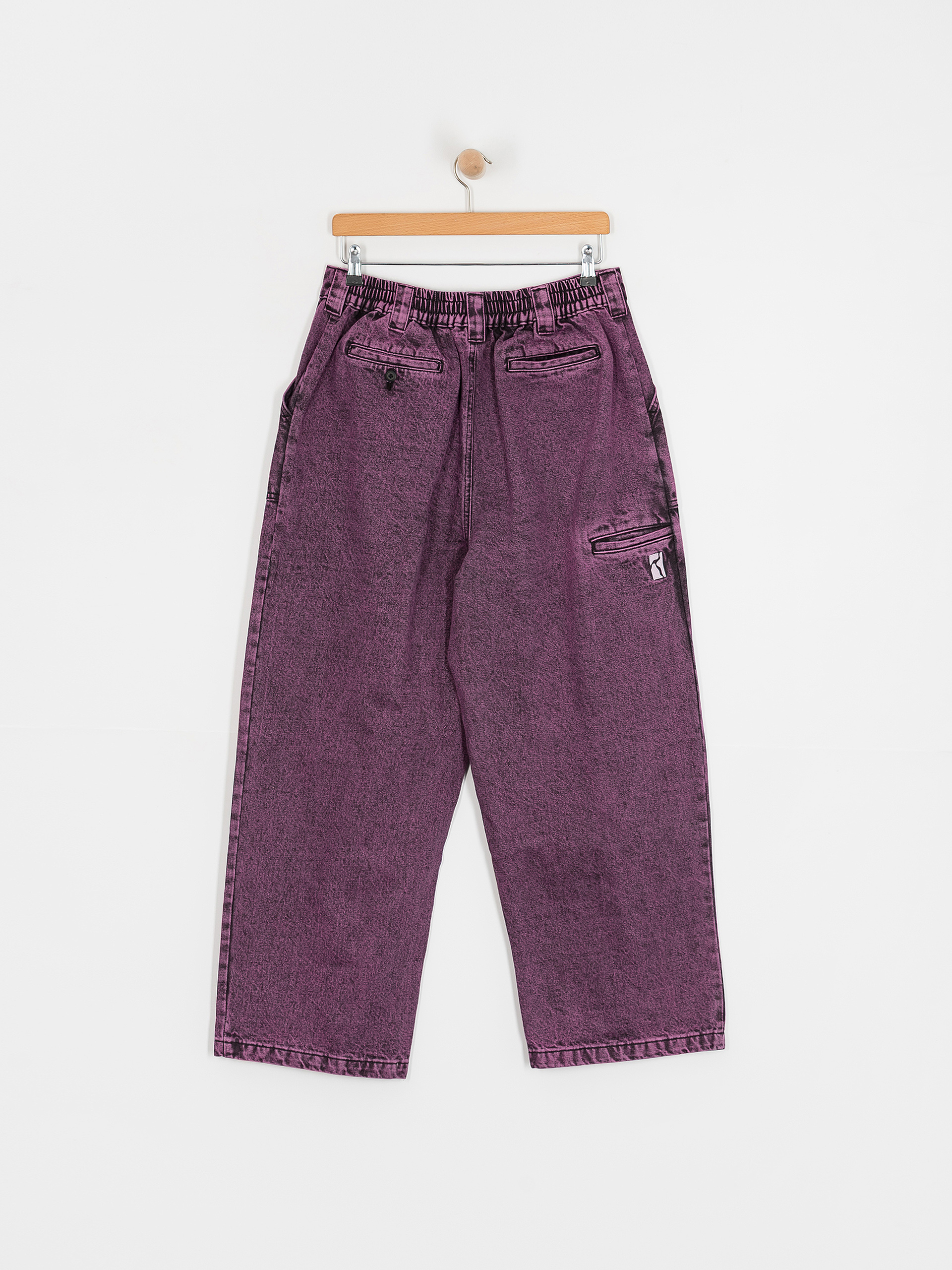 Poetic Collective Pants Painter (purple acid wash denim)