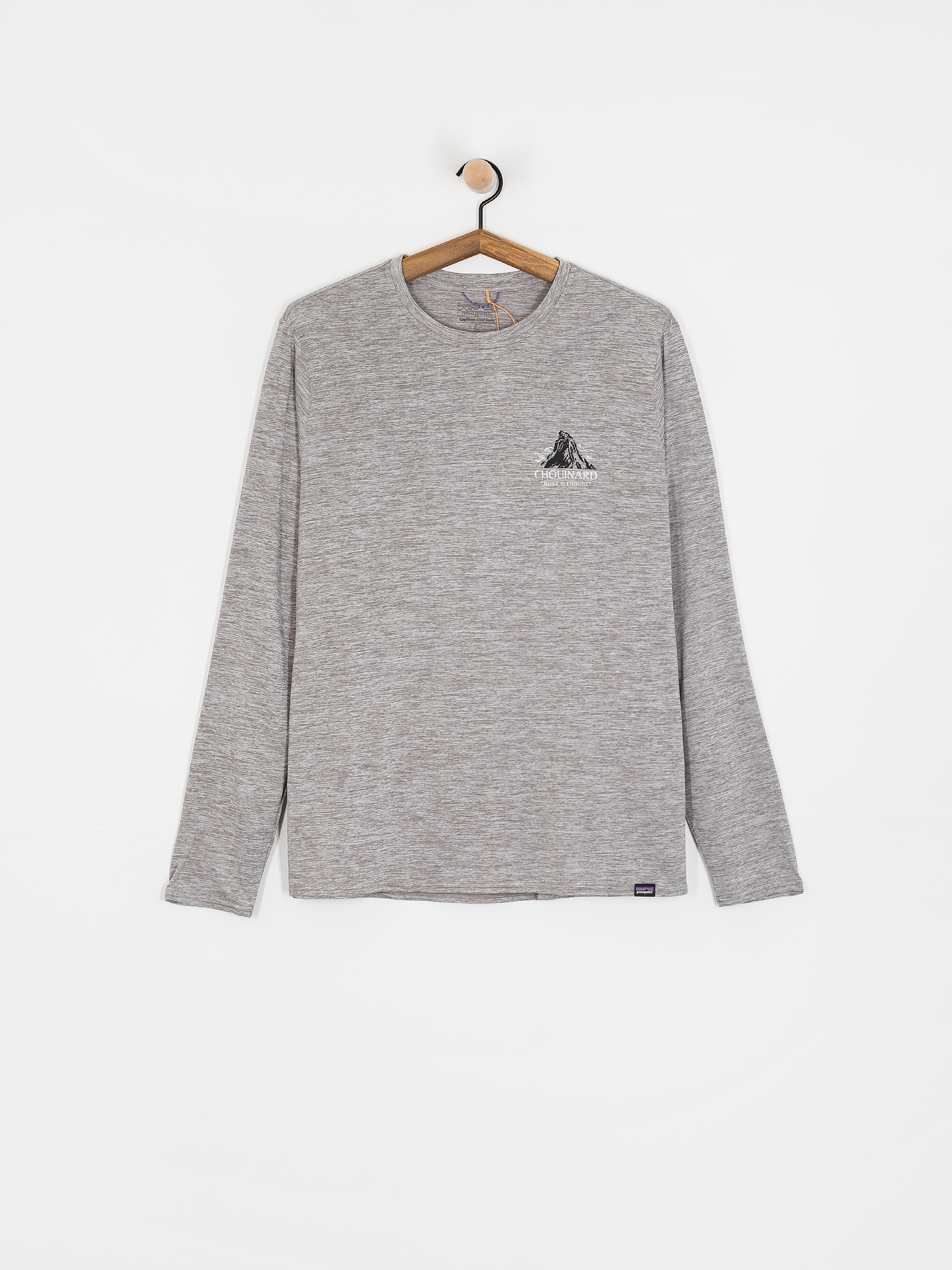 Patagonia Longsleeve Cap Cool Daily Graphic - grey (chouinard