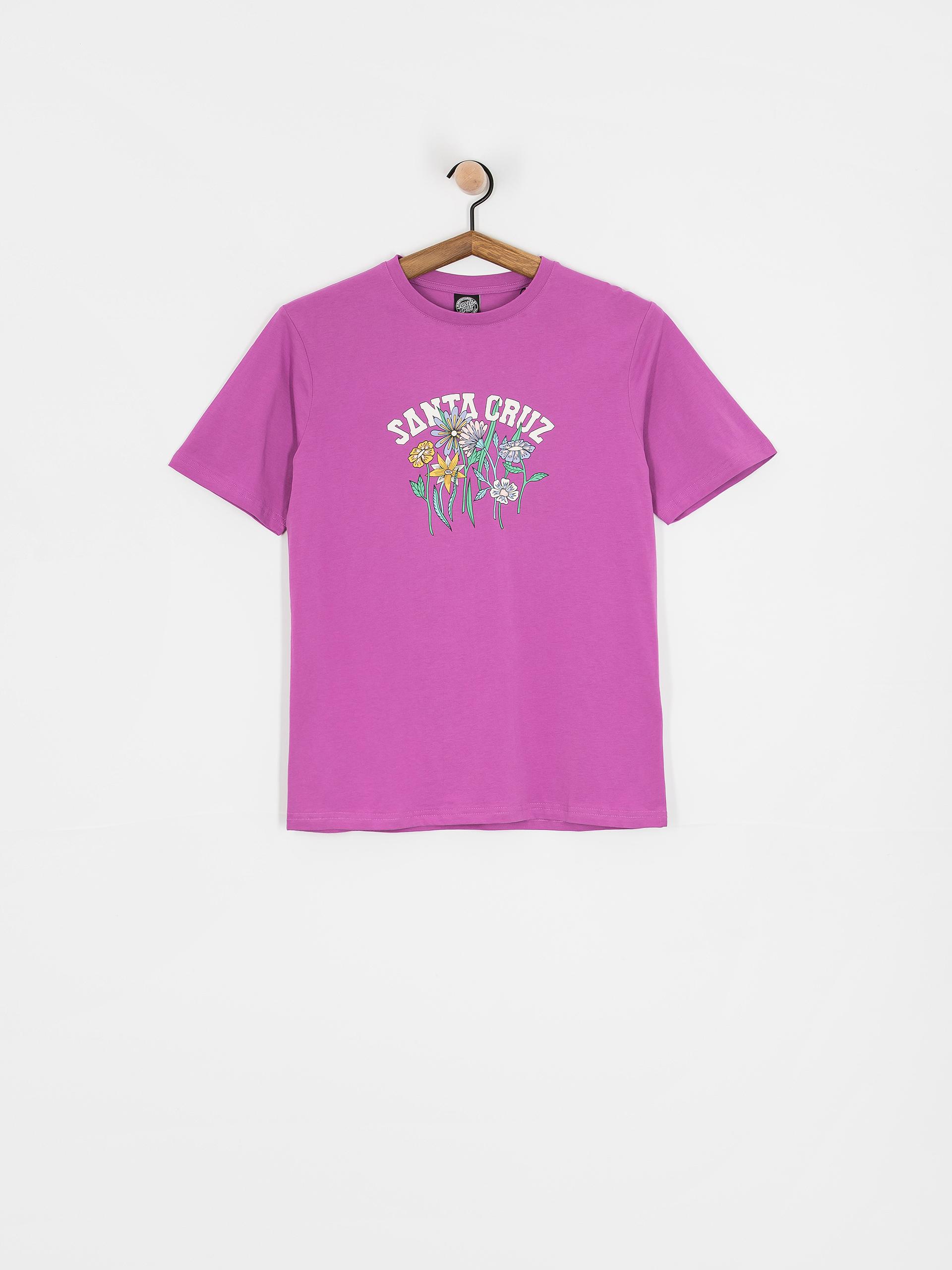 Santa Cruz T-Shirt Field Strip Wmn - pink (hyper violet)