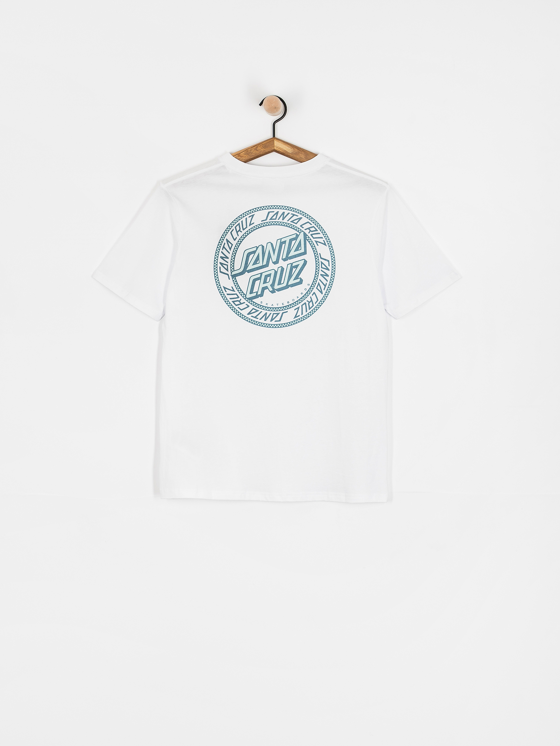 Santa Cruz T-Shirt Check Outline Ringed Dot Wmn (white)