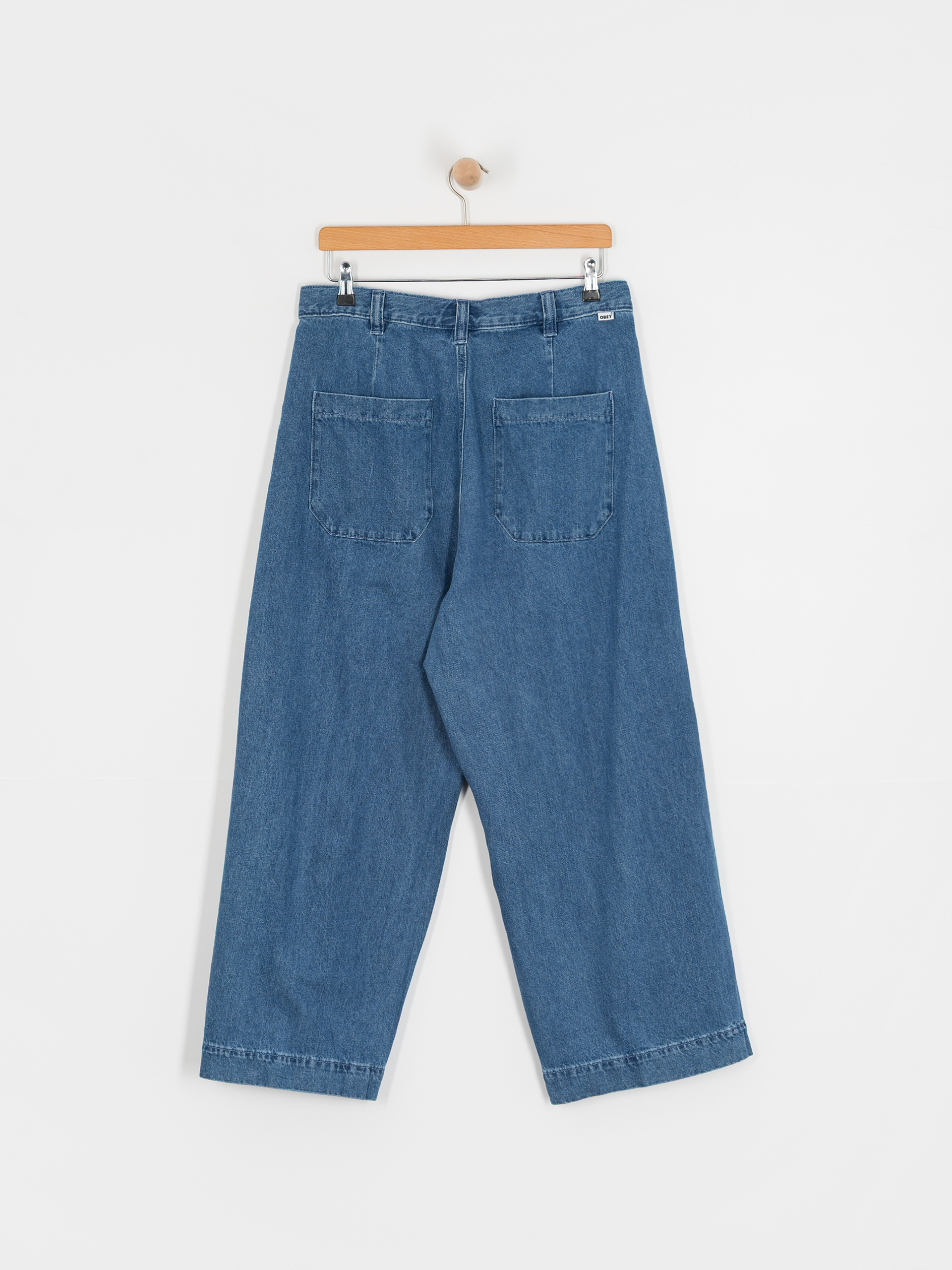 OBEY Pants Oliver Denim Pleated (light indigo)