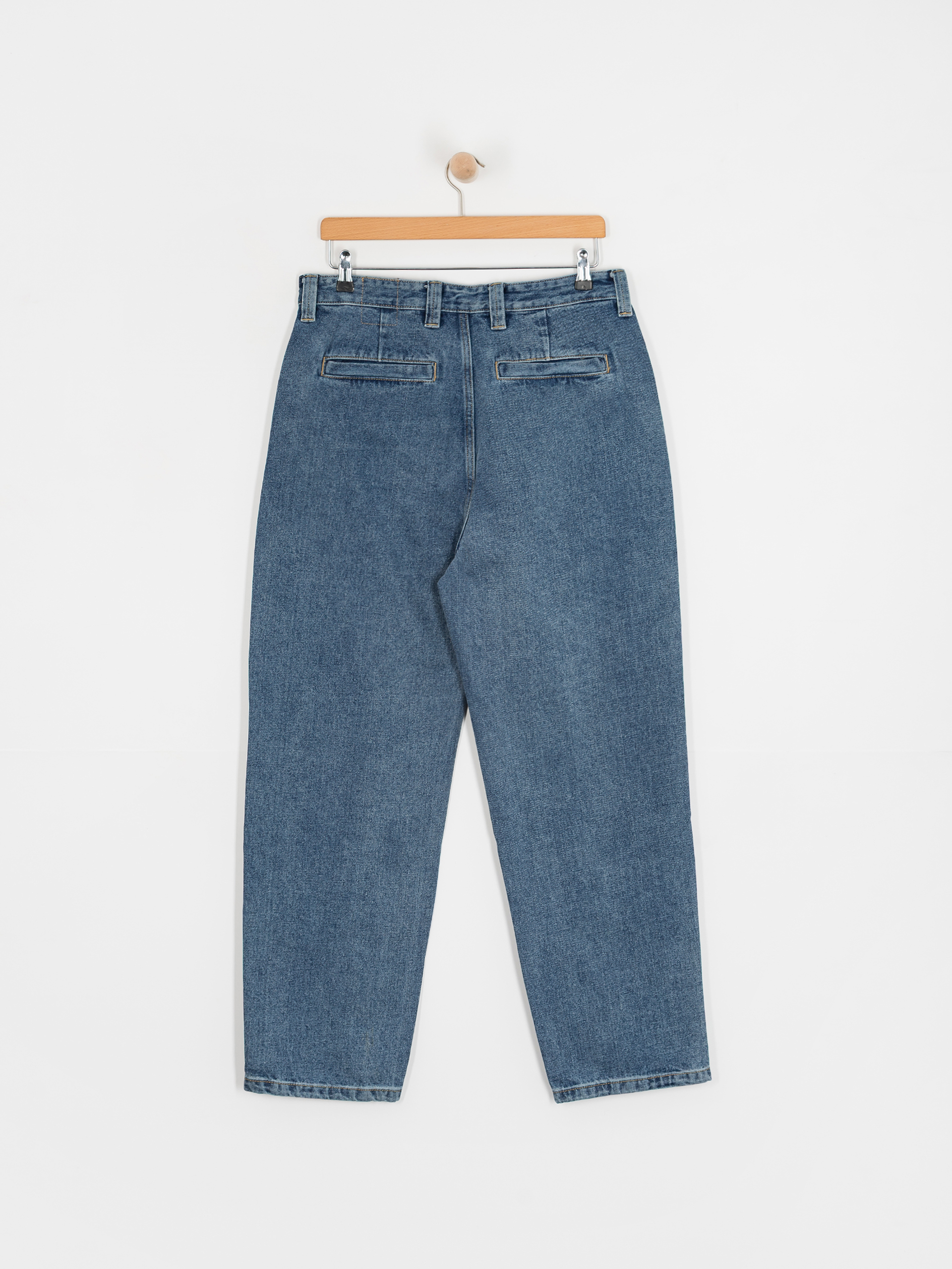 【OJOS】24SS★ Crack Washed Denim Pants OJOS | Crack Washed Denim Pants - 빈티지한 텍스처