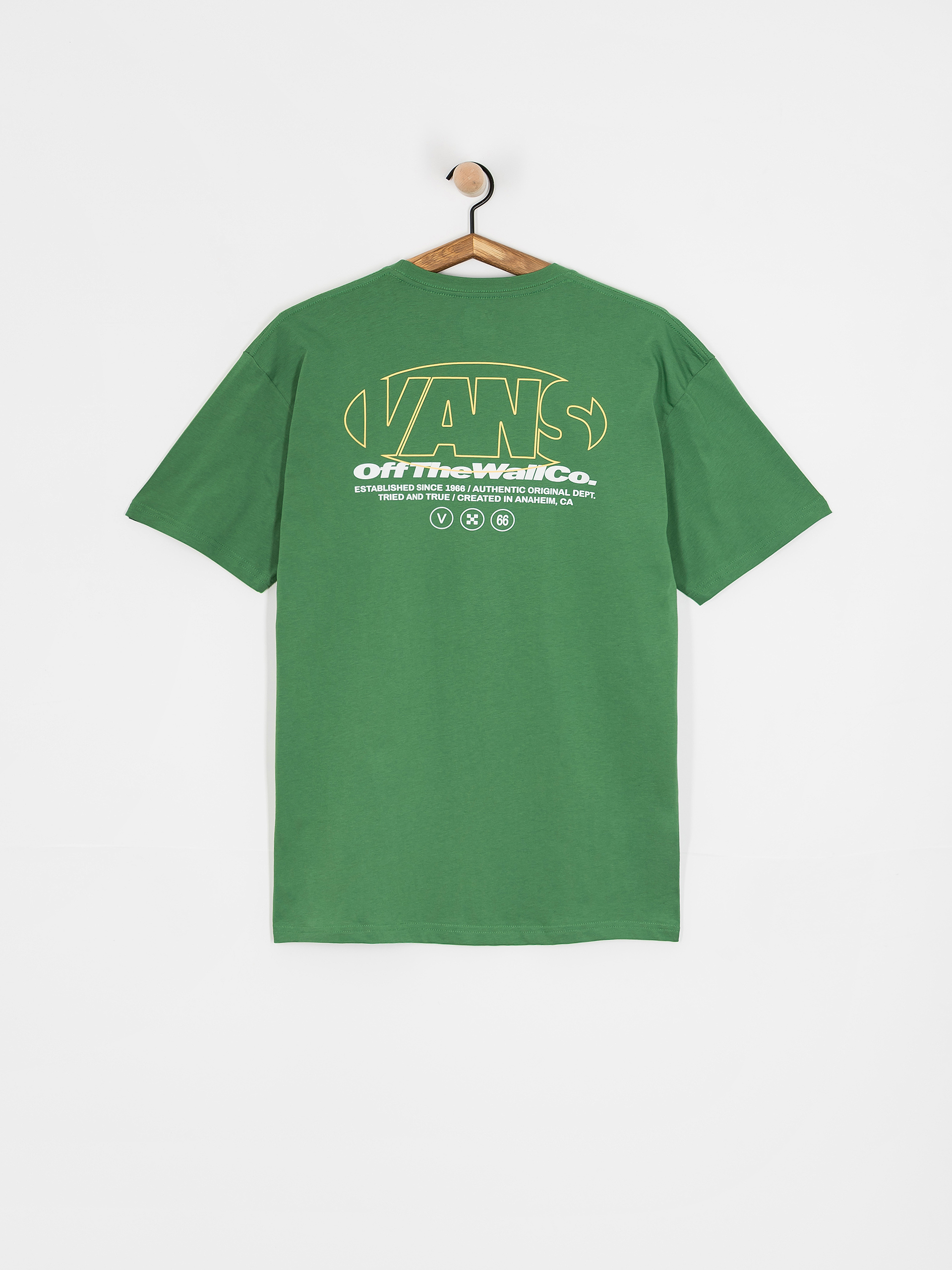 国内配送 VANS MENS CLASSIC LOGO BIG TEE GREEN Vans Classic Crew Neck T Shirt Green | Mainline Menswear