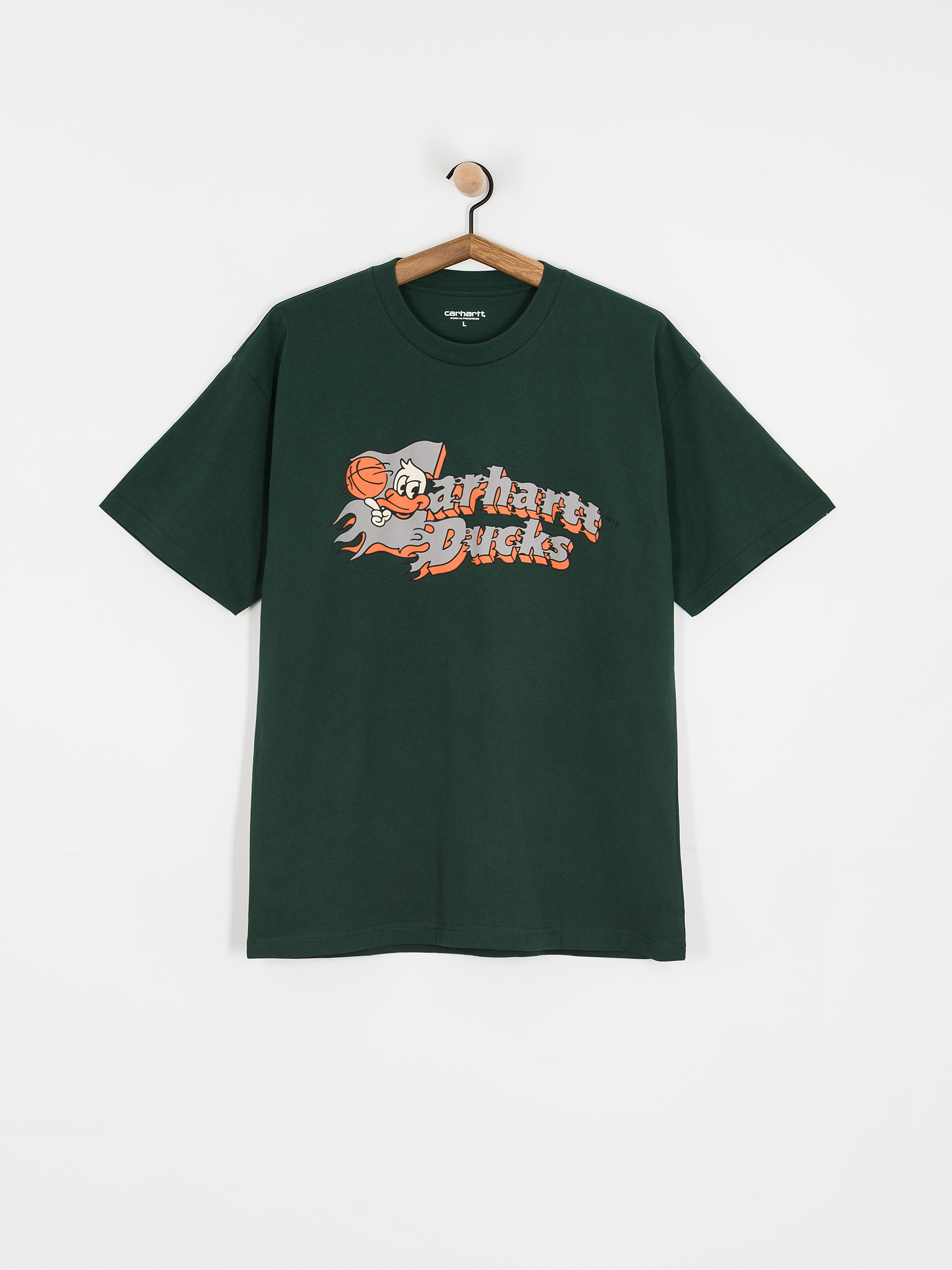 CARHARTT WIP｜ (S/S Flaming Ducks T-Shirt (I034669 02XX) Carhartt WIP S/S Flaming Ducks T-Shirt, White | Official