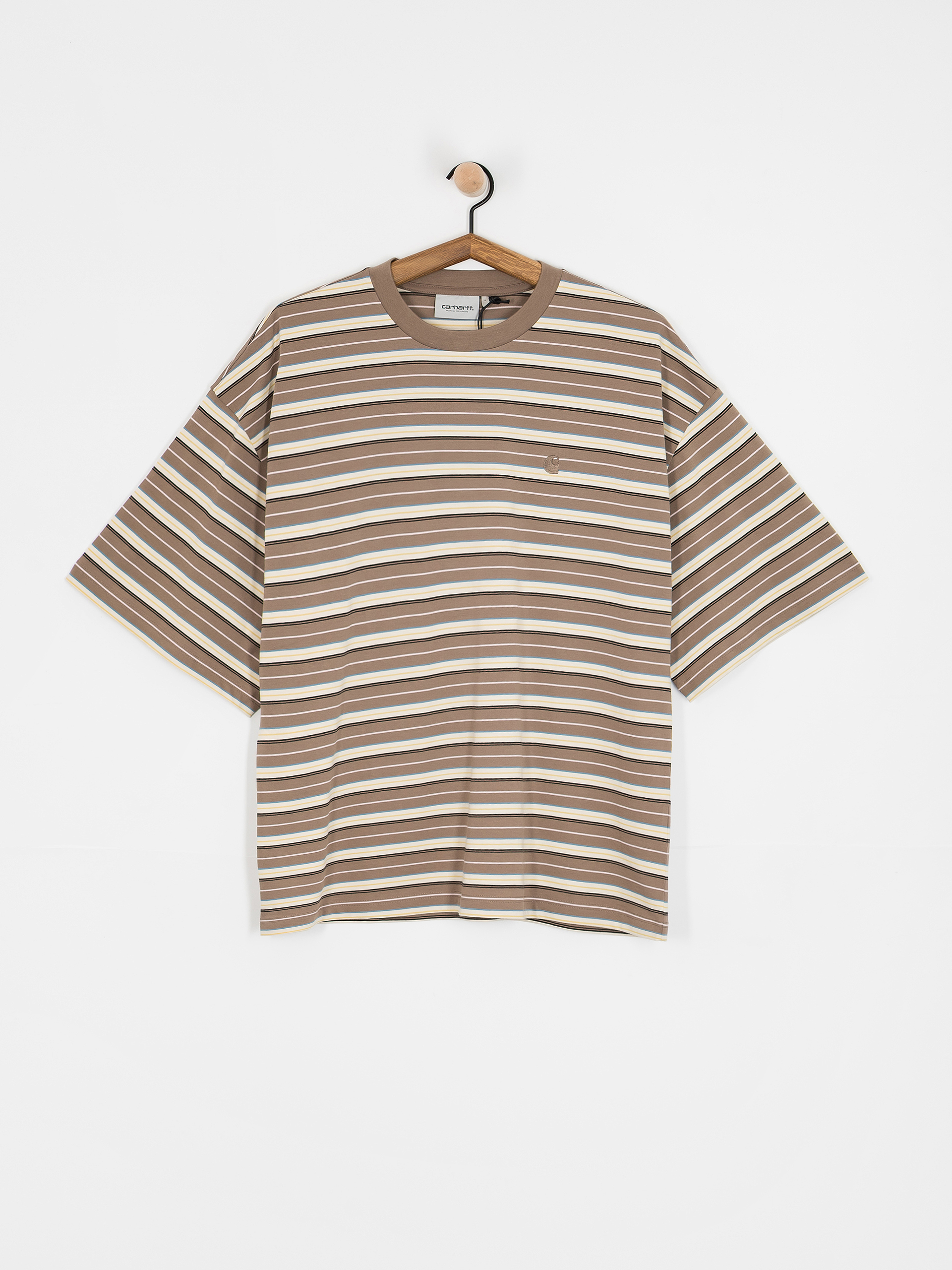 ★ドイツ発*carhartt WIP*新作*Nathan Stripe Tシャツ/AS★ Carhartt WIP S/S Nathan T-Shirt Nathan Stripe/Branch