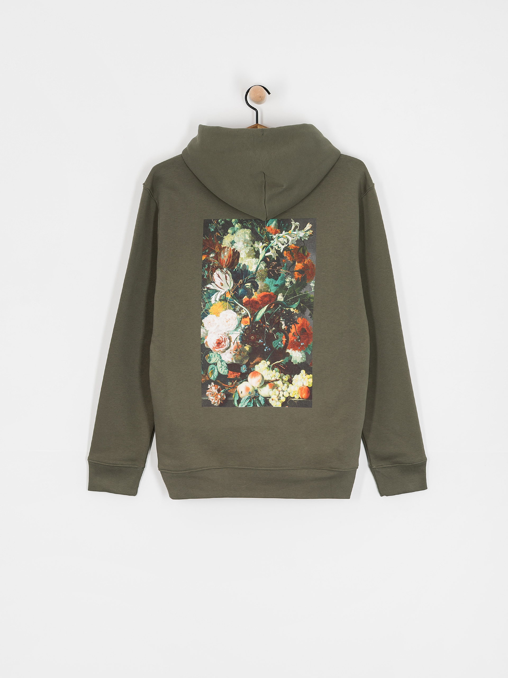 Poetic Collective Flower HD Hoodie (khaki)