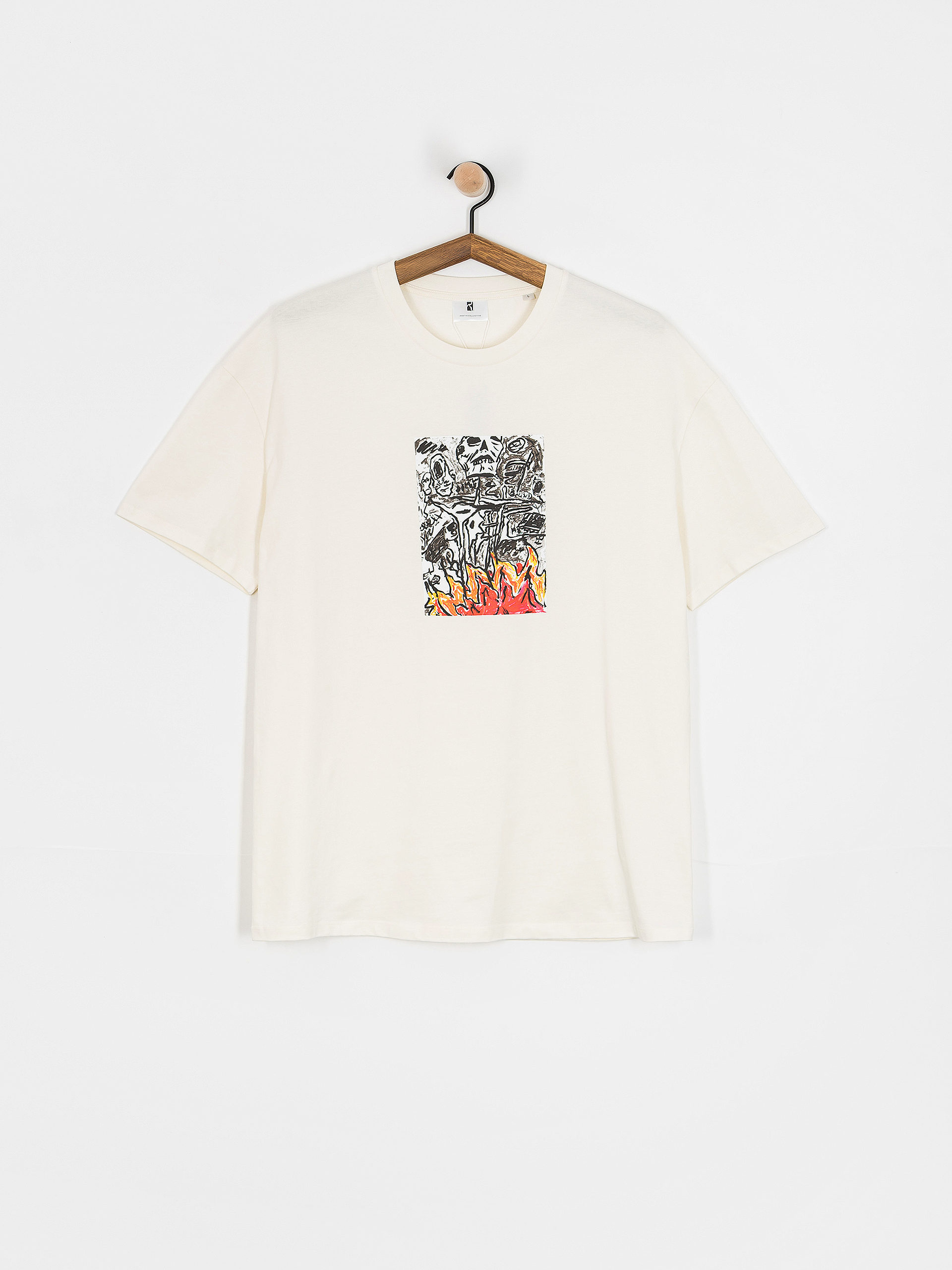 【POETIC COLLECTIVE】 PAINTING T-SHIRT - WHITE POETICCOLLECTIVE Space White T-Shirt | Zumiez