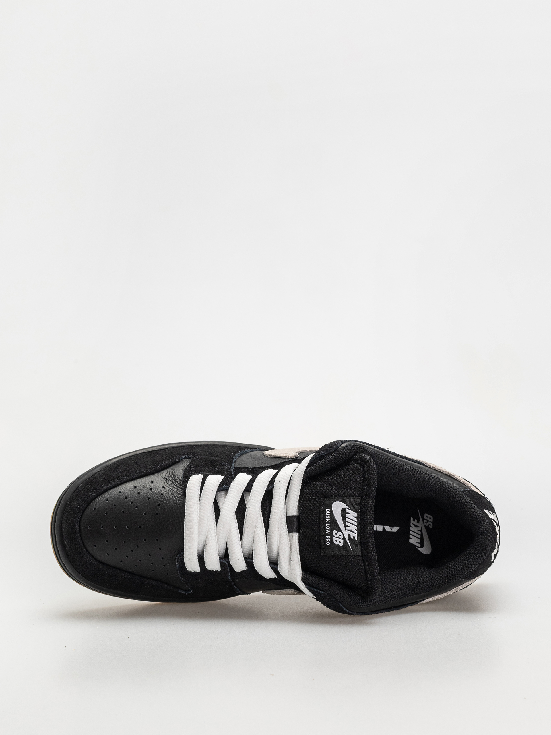 Nike SB Dunk Low Pro Schuhe (black/white black gum light brown)